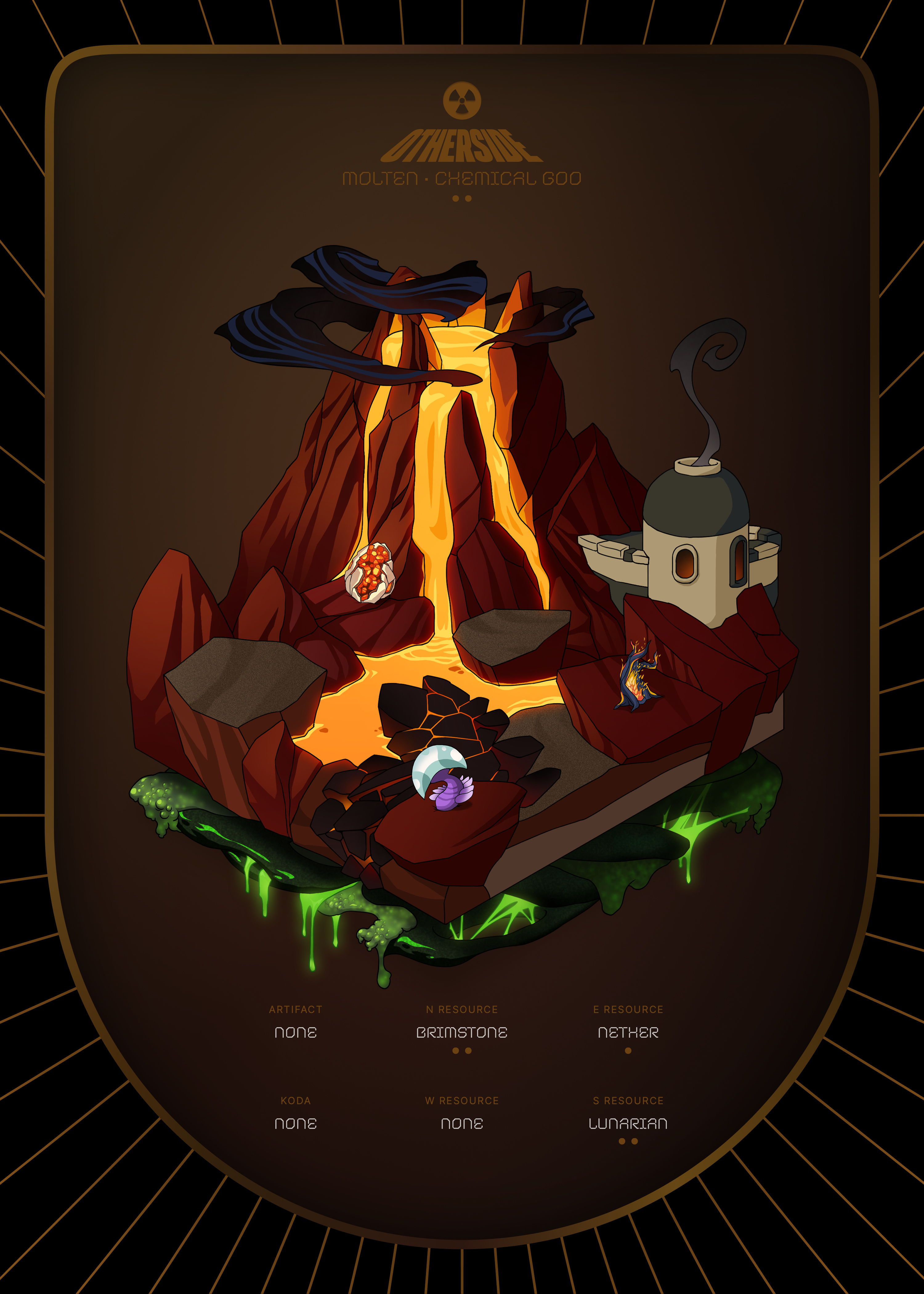 Otherdeed #14007 — Molten