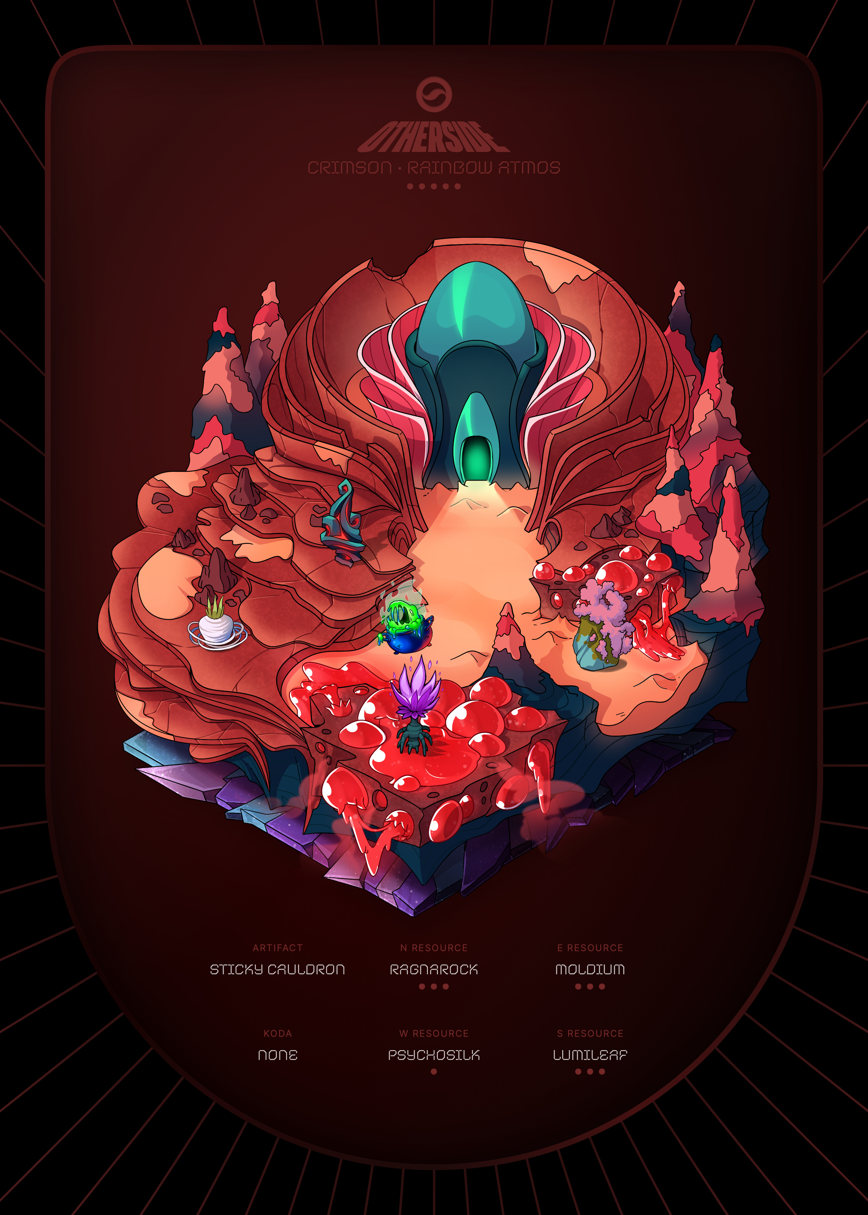 Otherdeed #72681 — Crimson