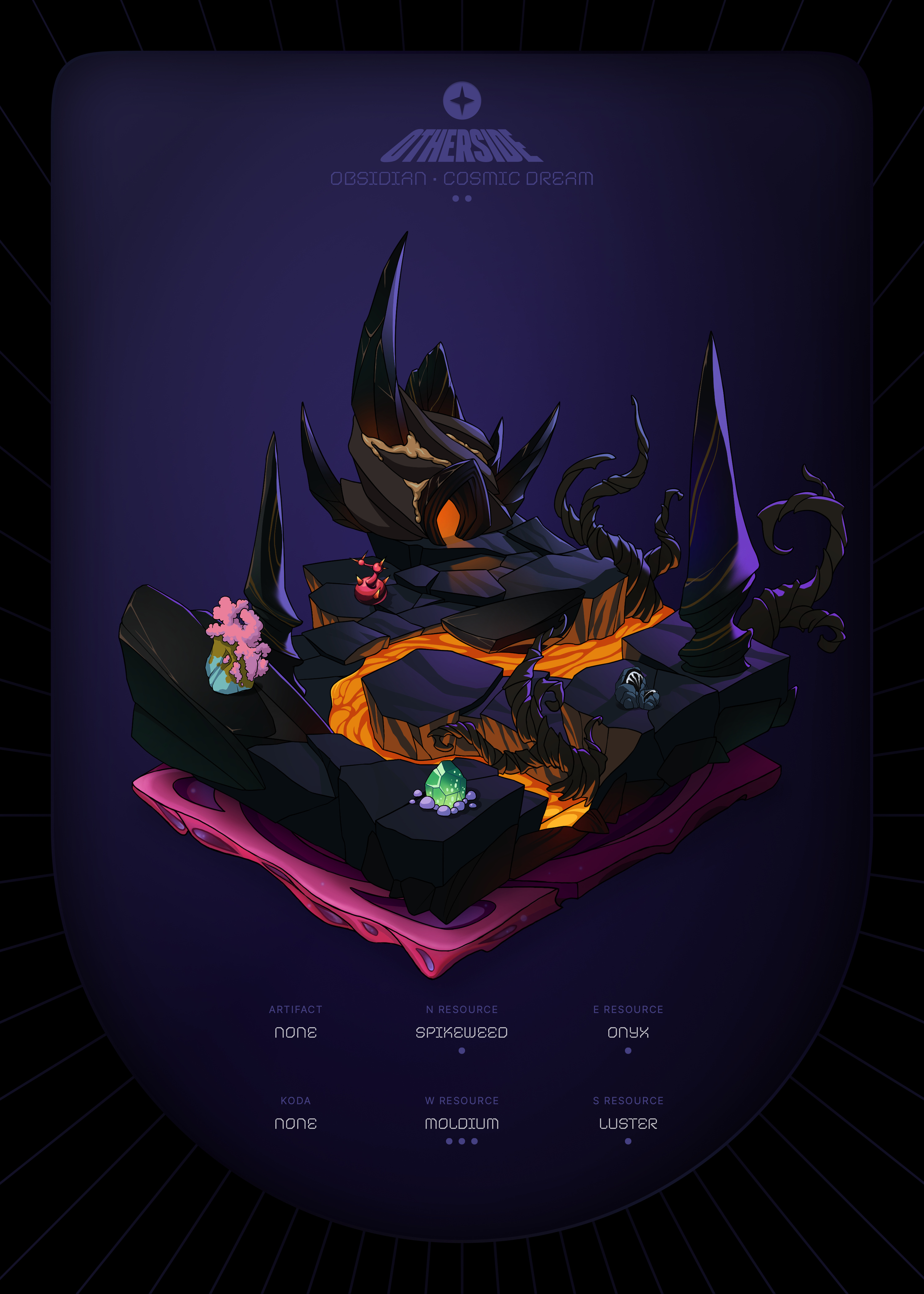 Otherdeed #91898 — Obsidian