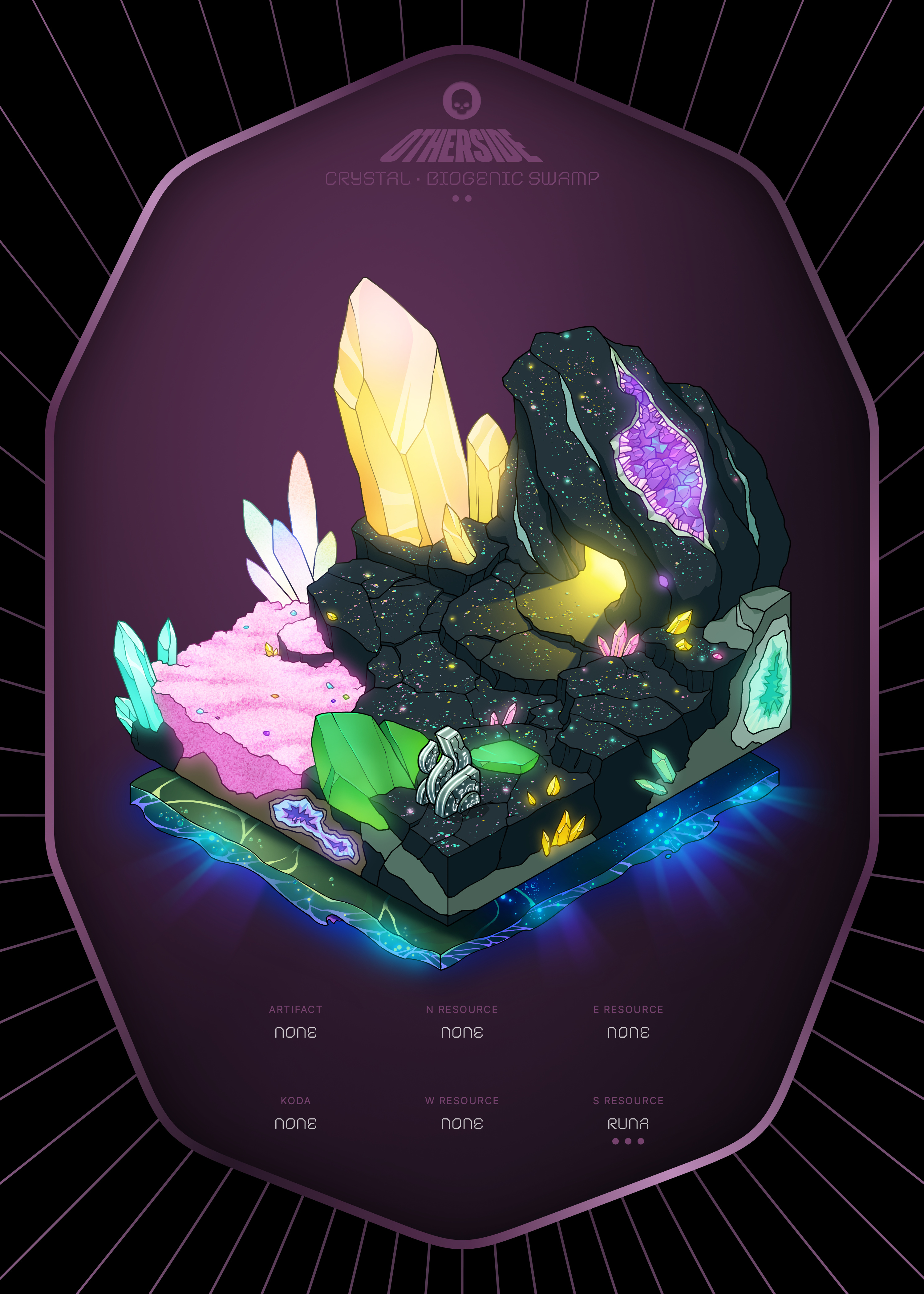 Otherdeed #8553 — Crystal