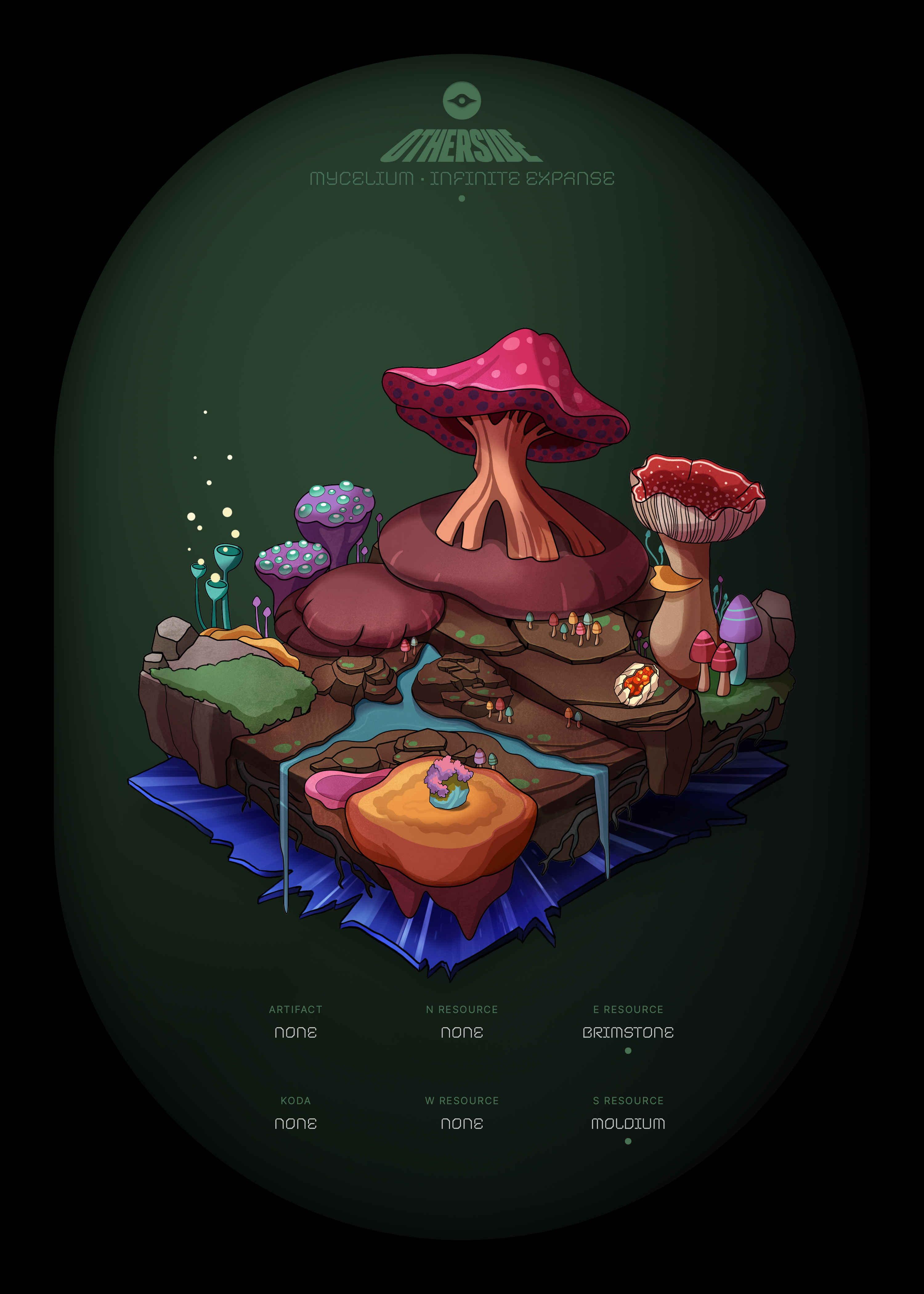 Otherdeed #50911 — Mycelium