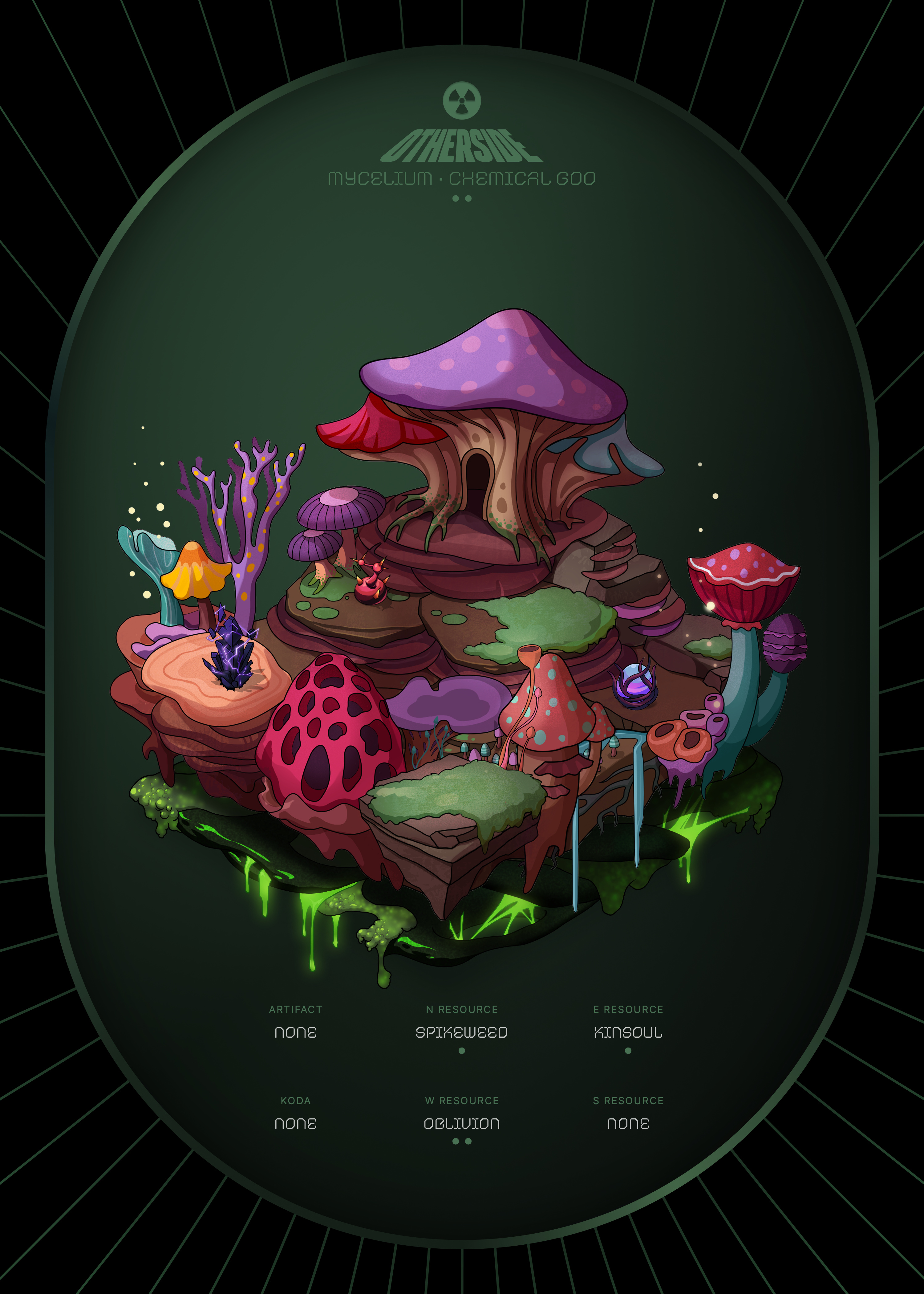 Otherdeed #17577 — Mycelium