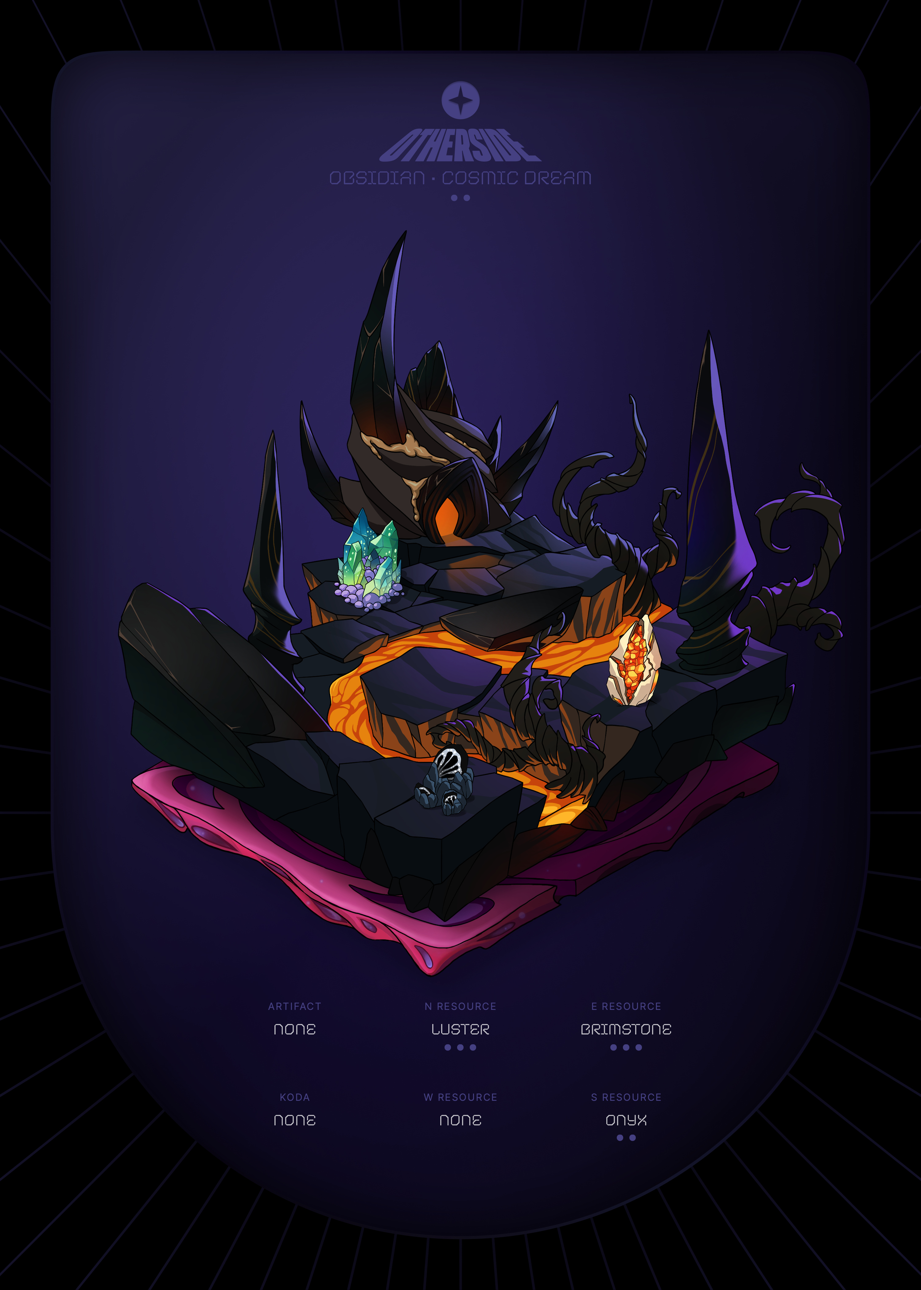 Otherdeed #32687 — Obsidian