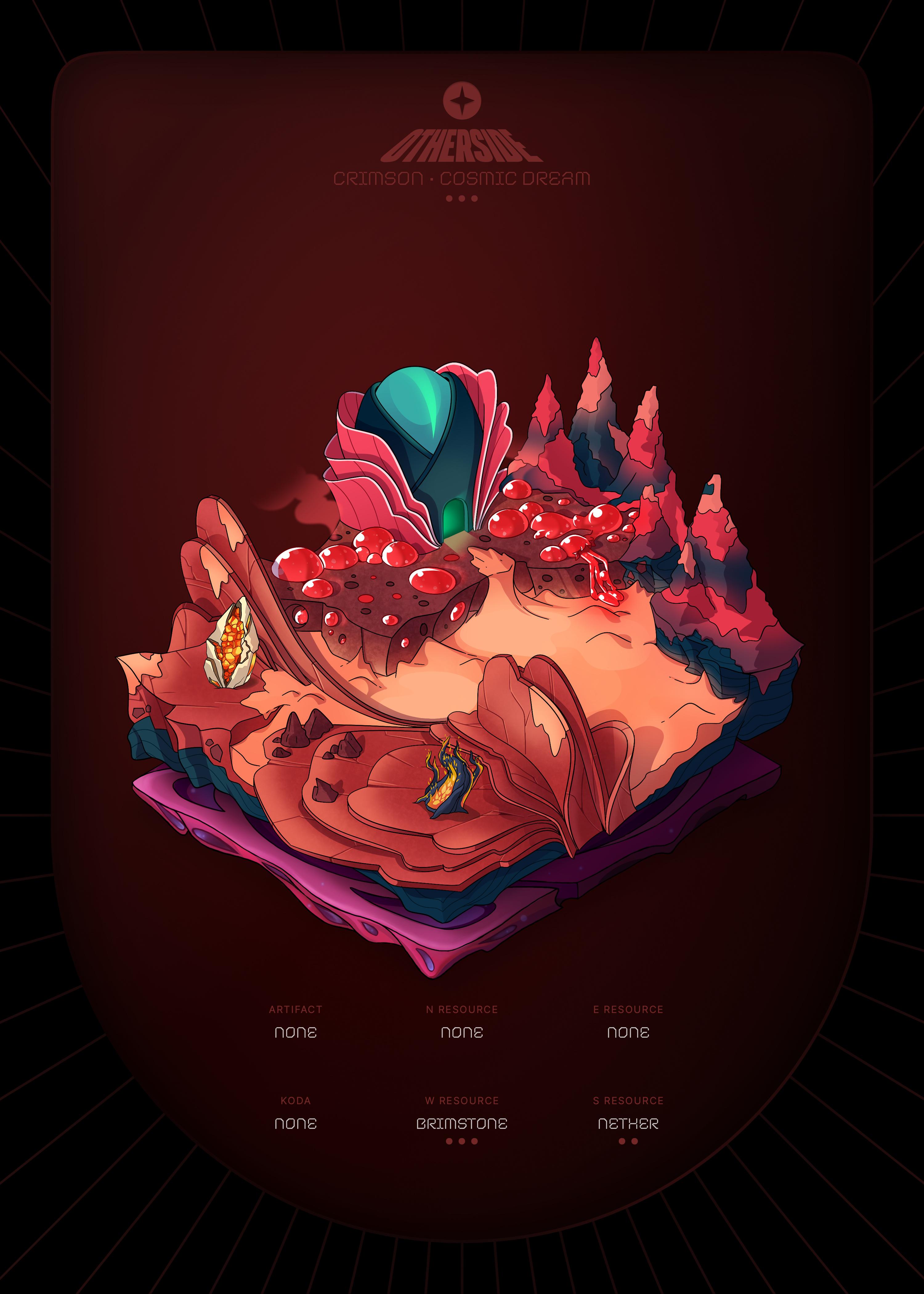 Otherdeed #37193 — Crimson