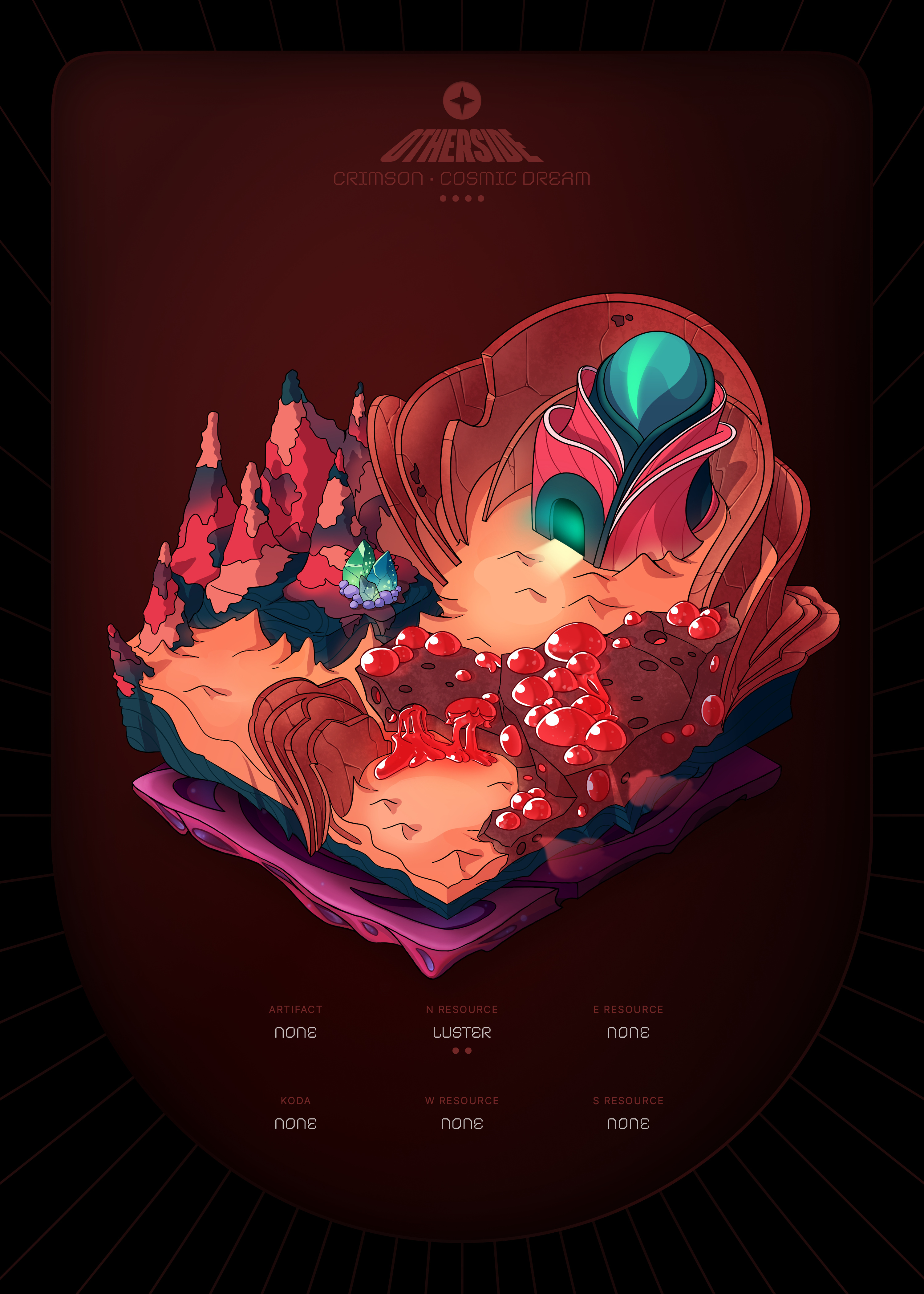 Otherdeed #95361 — Crimson