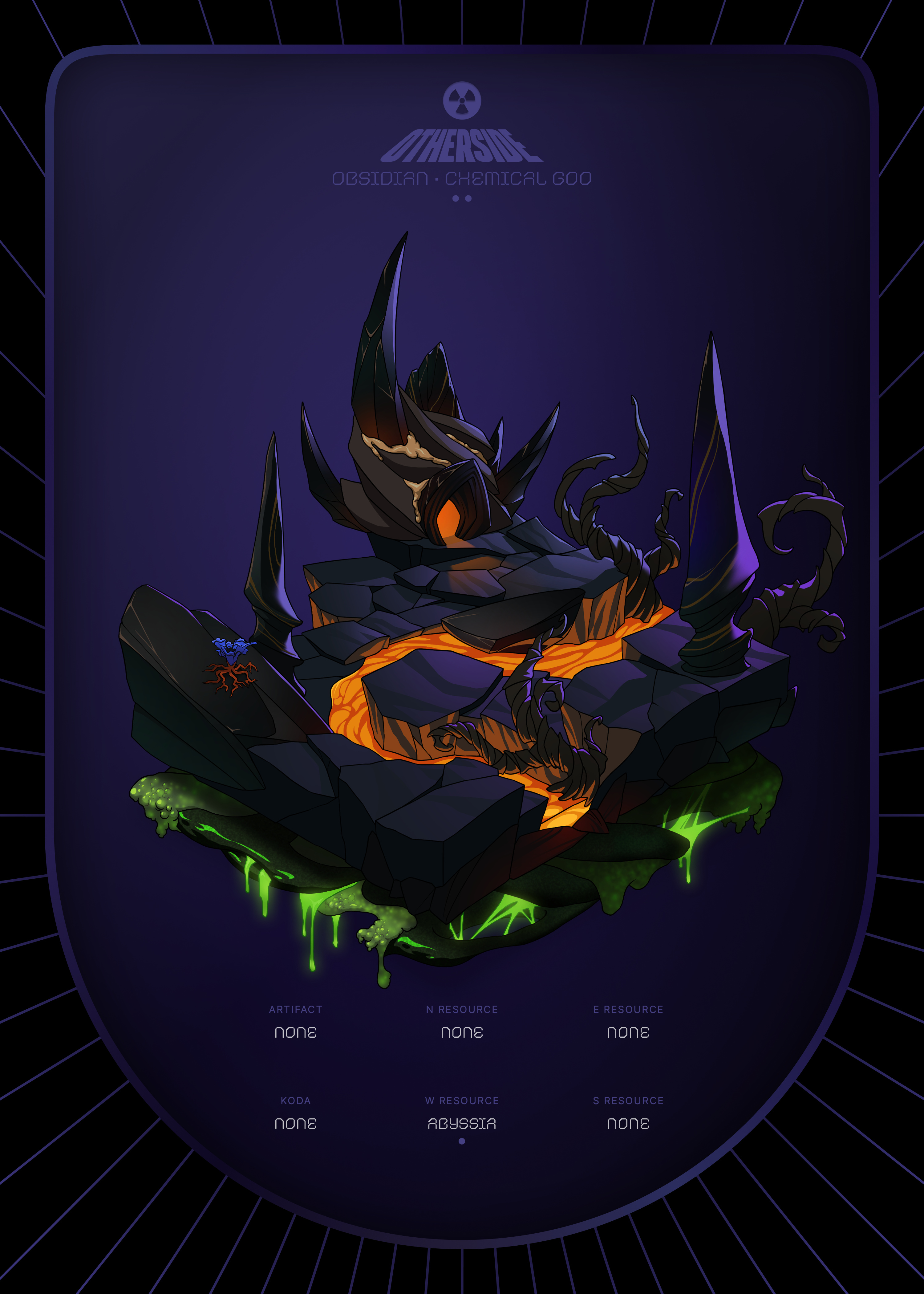 Otherdeed #14138 — Obsidian