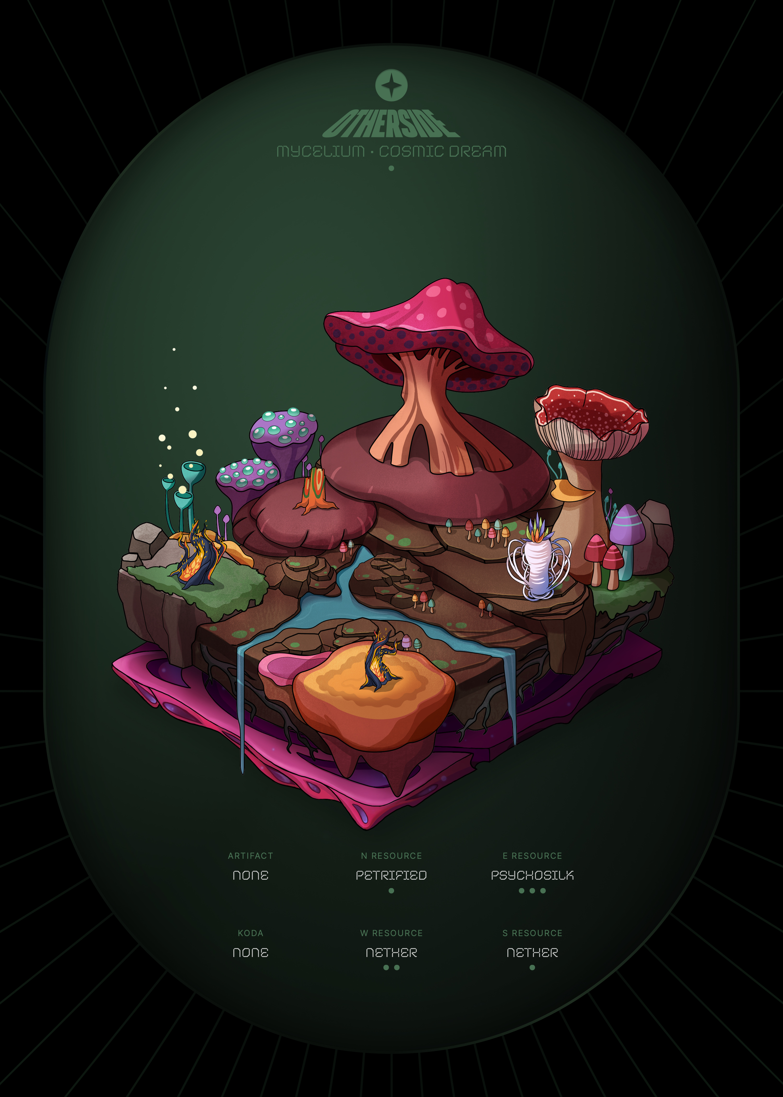 Otherdeed #97686 — Mycelium