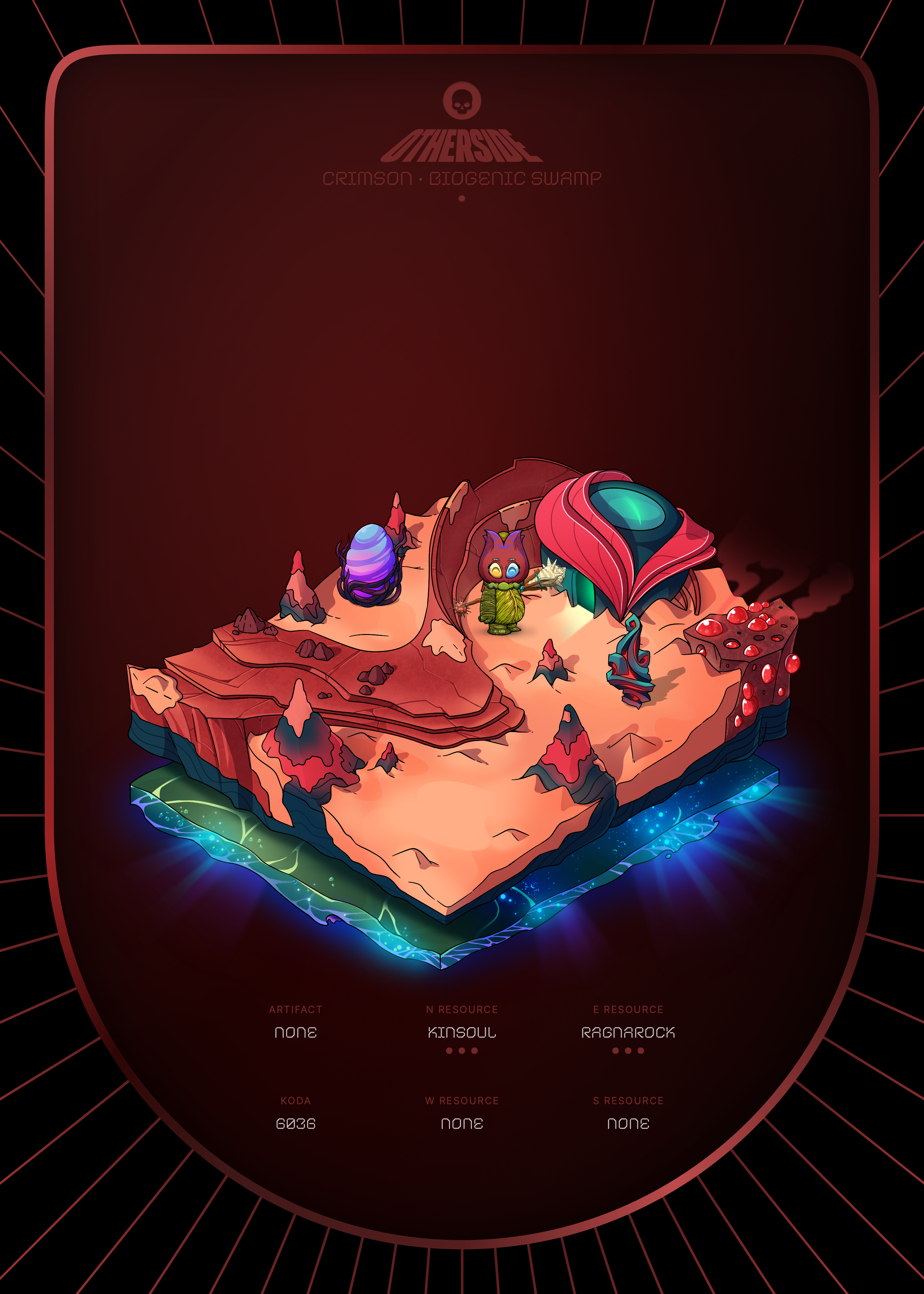 Otherdeed #6467 — Crimson