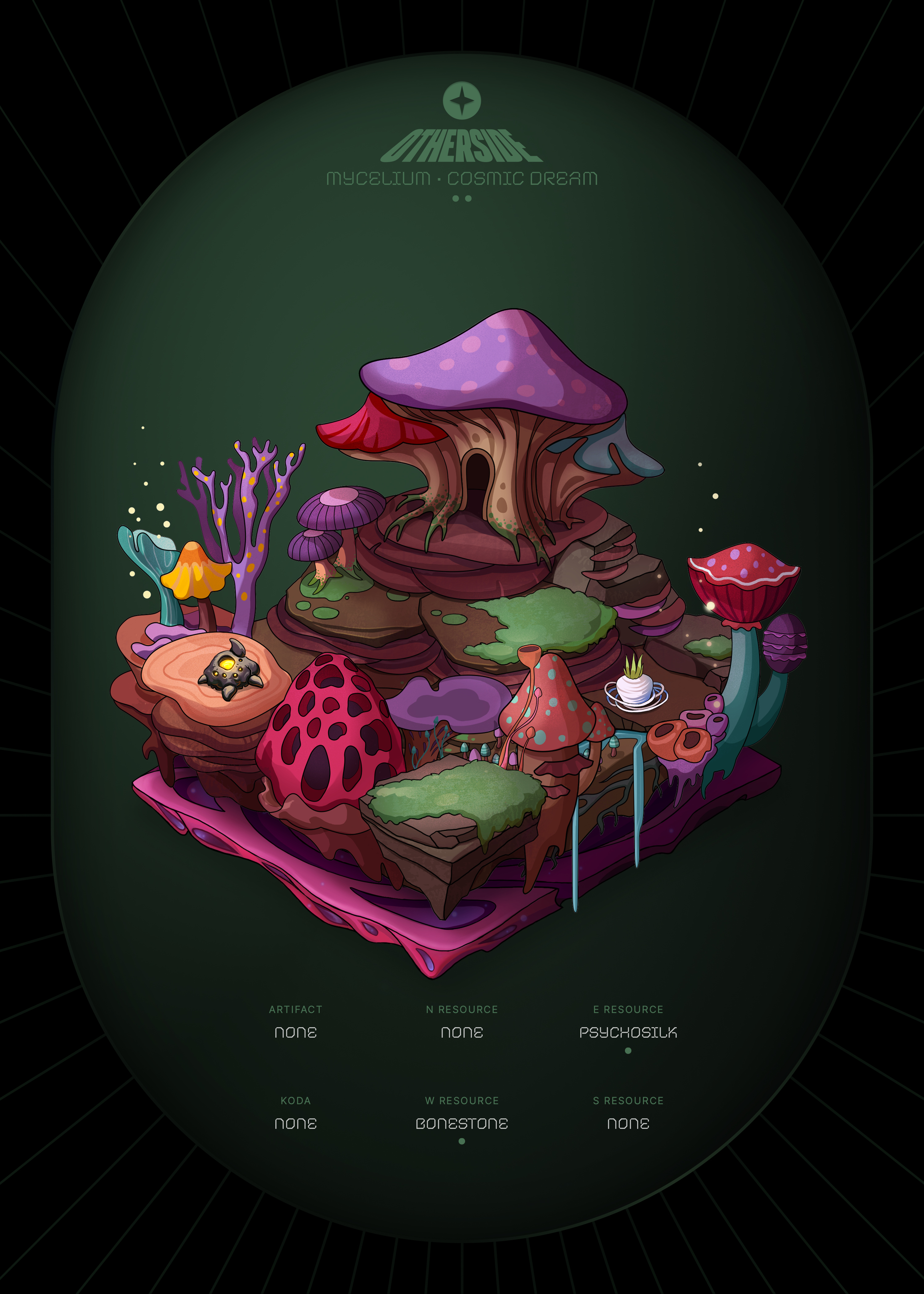 Otherdeed #96608 — Mycelium