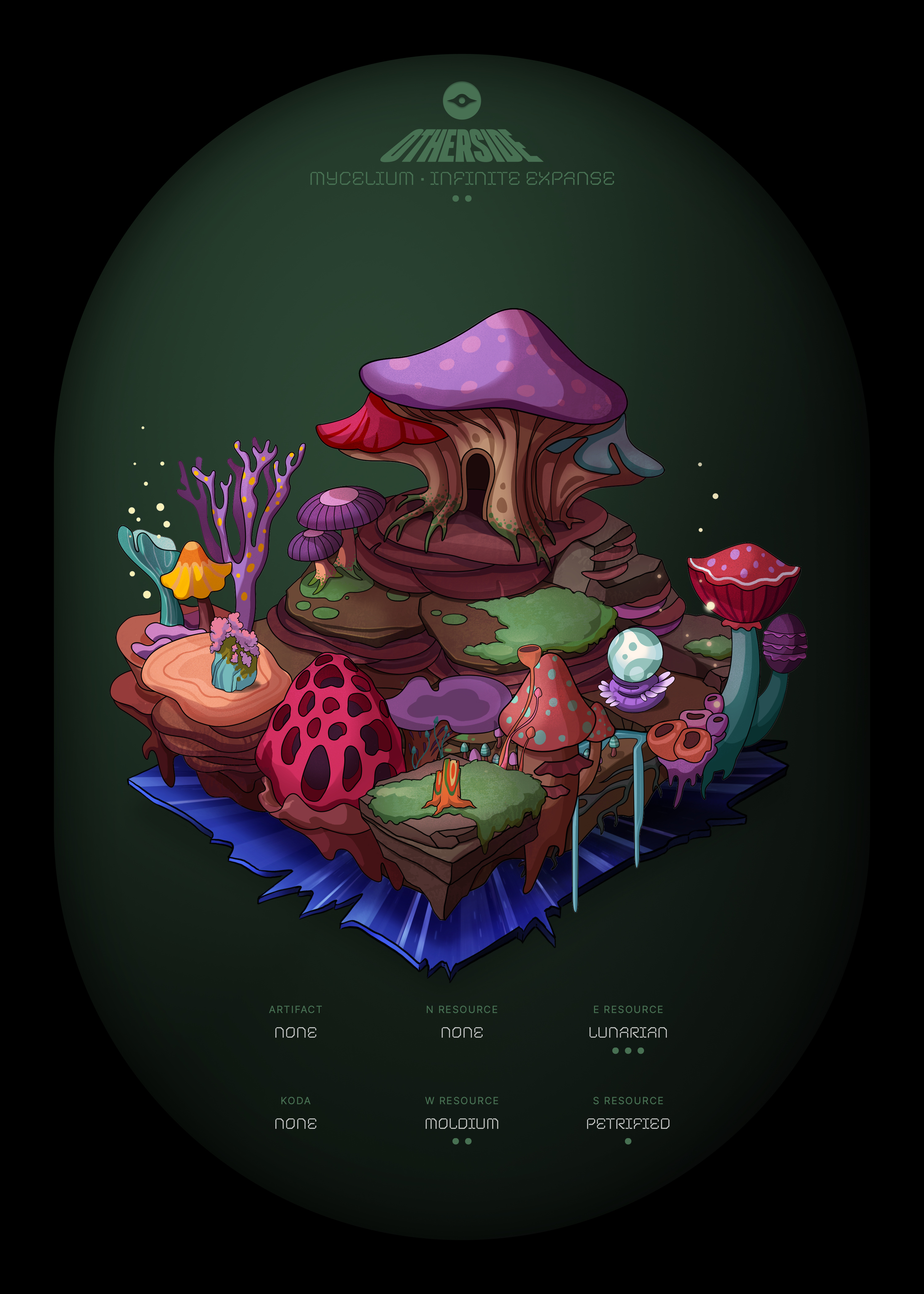Otherdeed #63208 — Mycelium