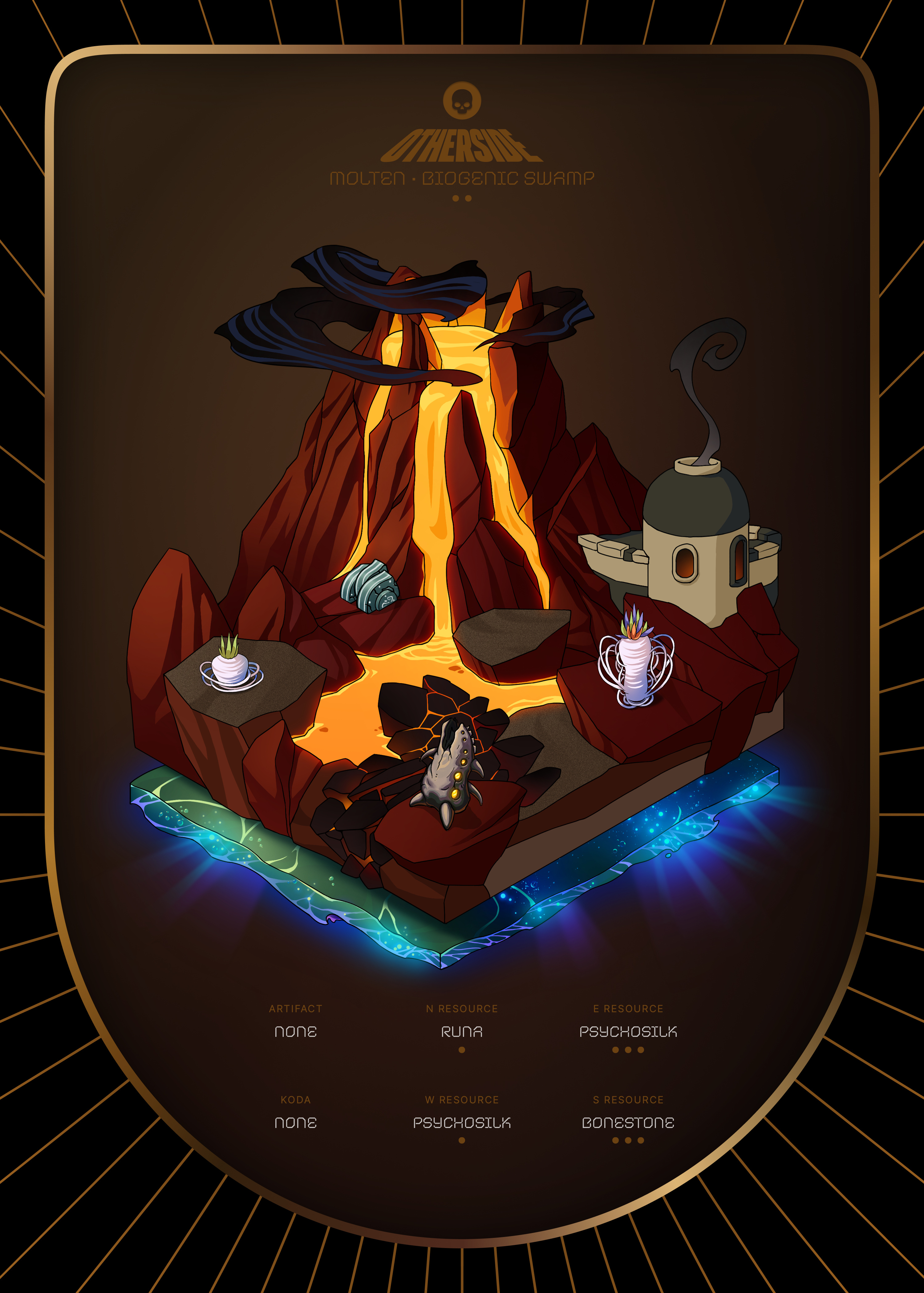 Otherdeed #4095 — Molten