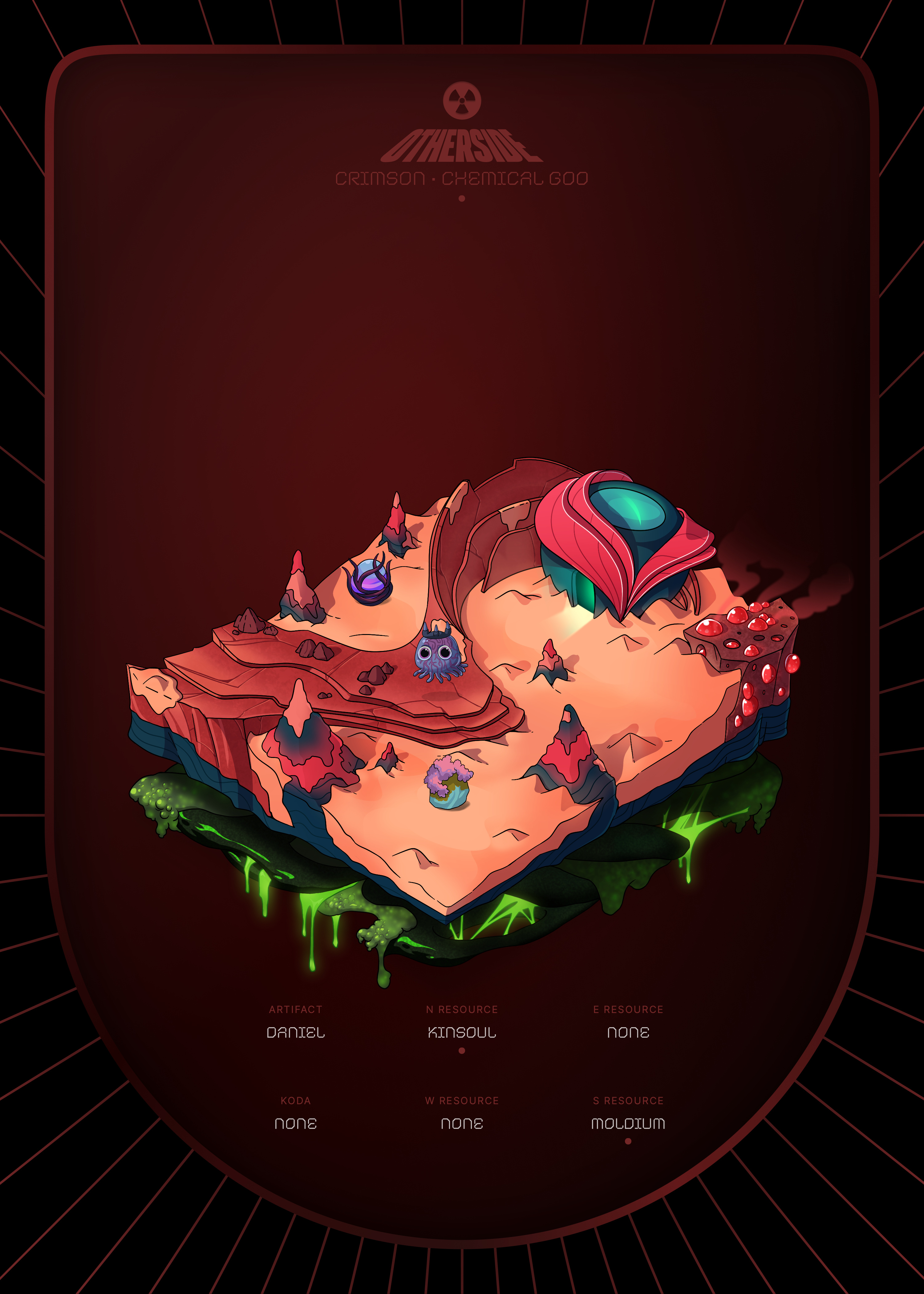 Otherdeed #15416 — Crimson