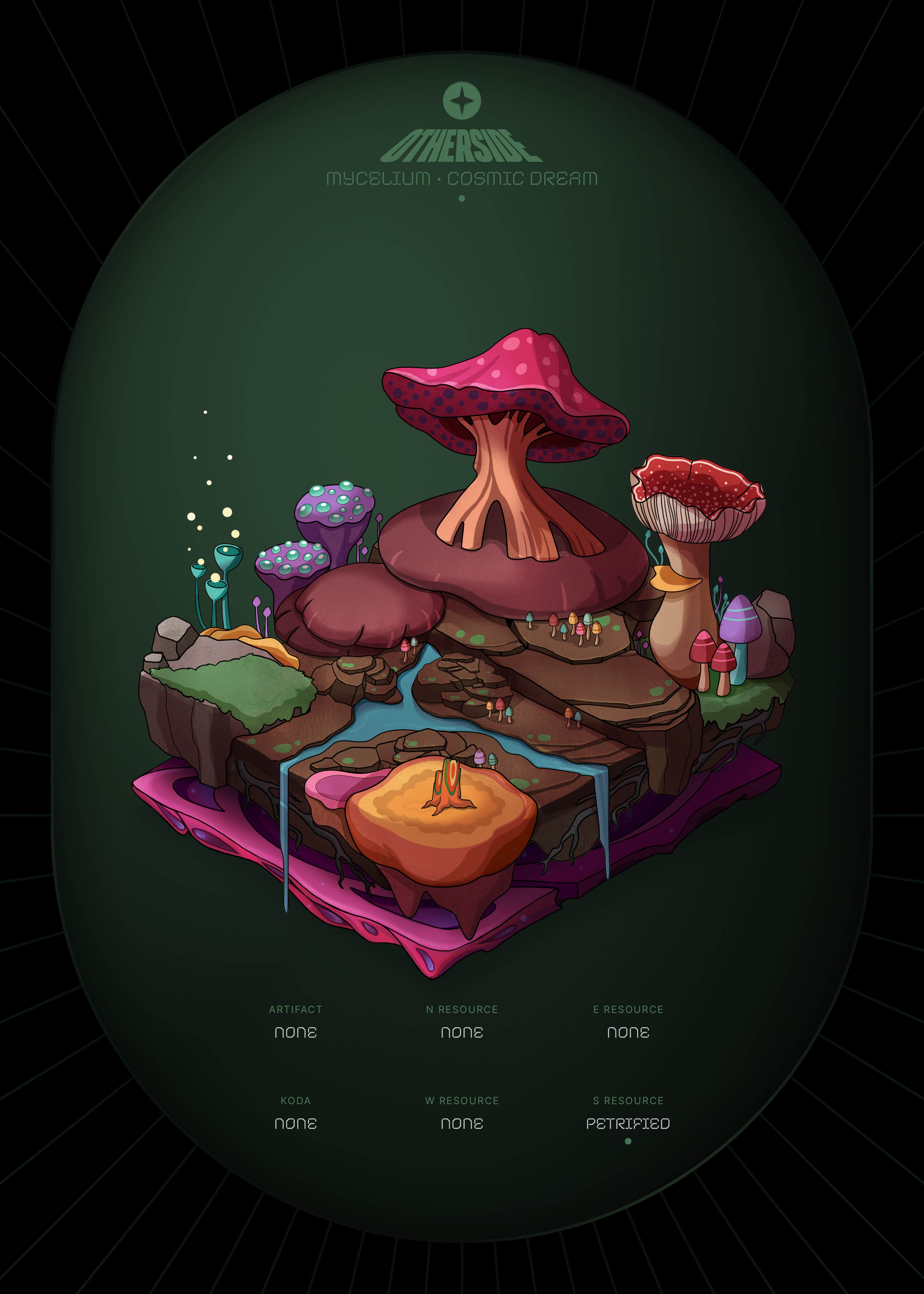 Otherdeed #92176 — Mycelium
