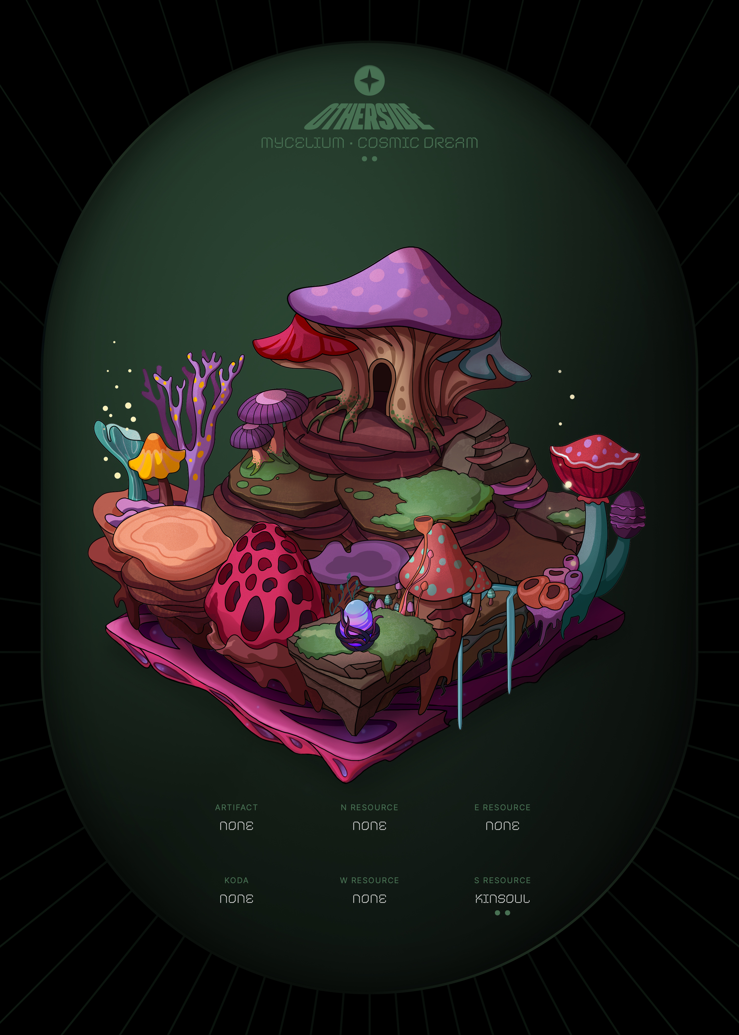 Otherdeed #91617 — Mycelium