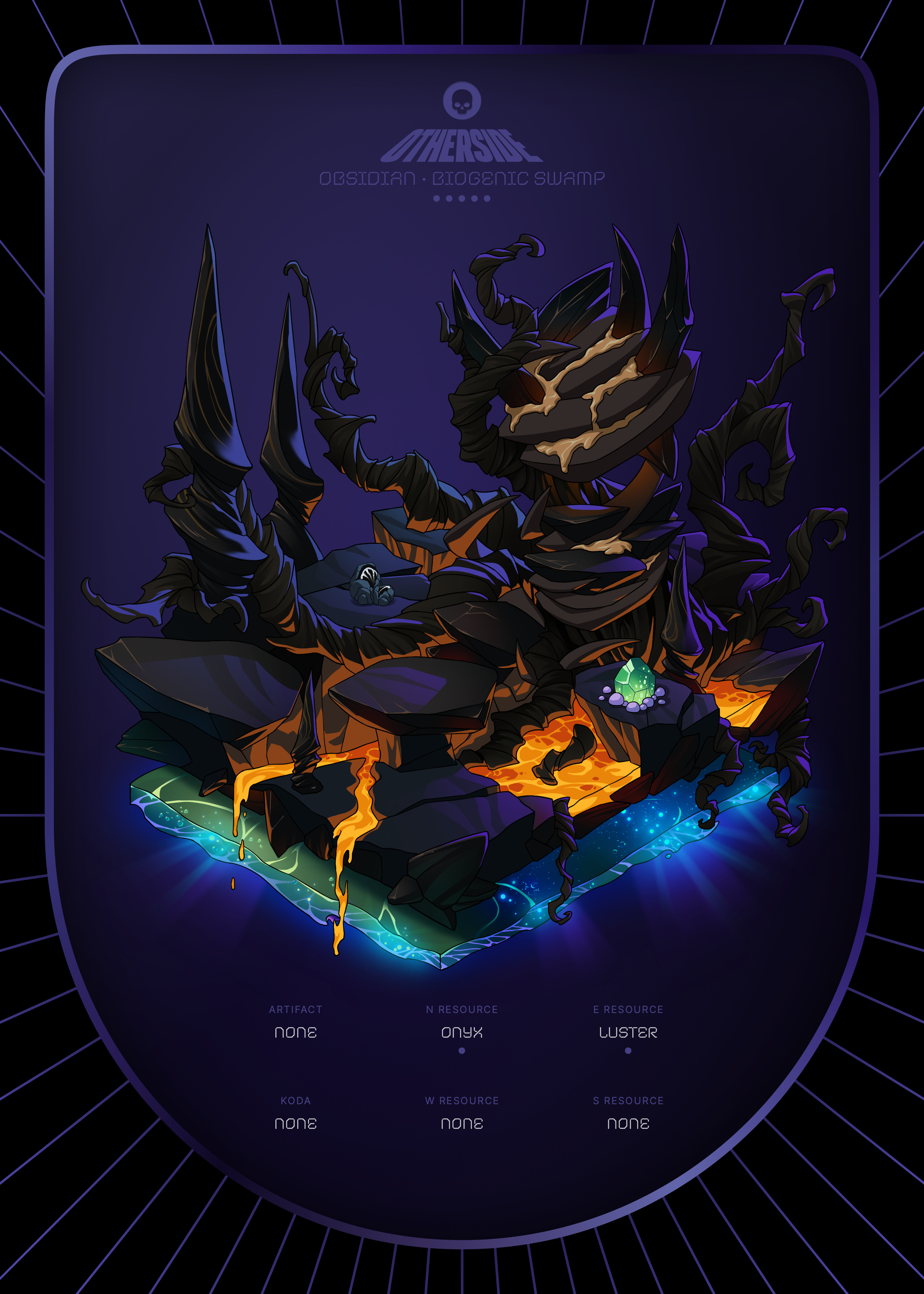 Otherdeed #7073 — Obsidian