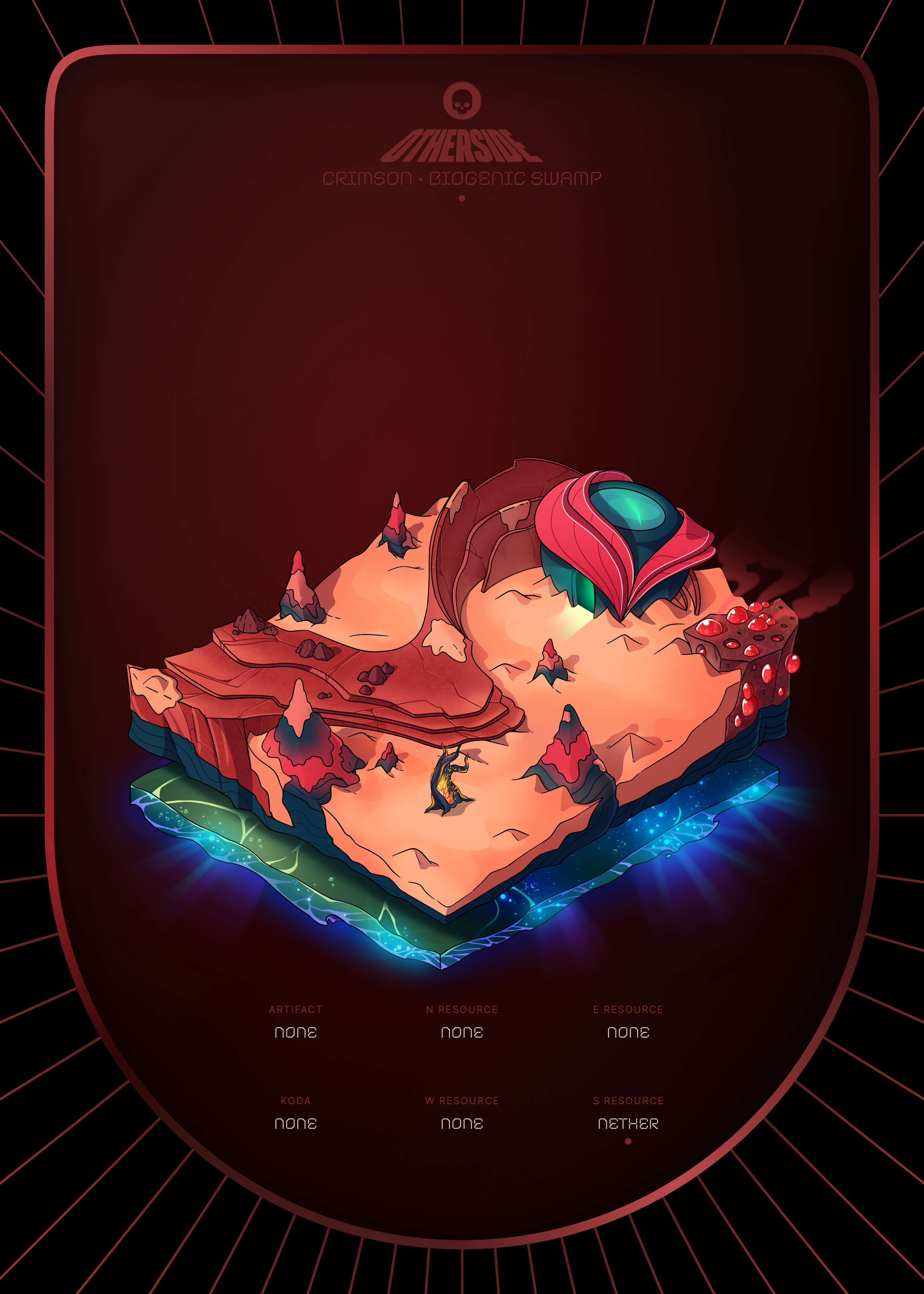 Otherdeed #7566 — Crimson