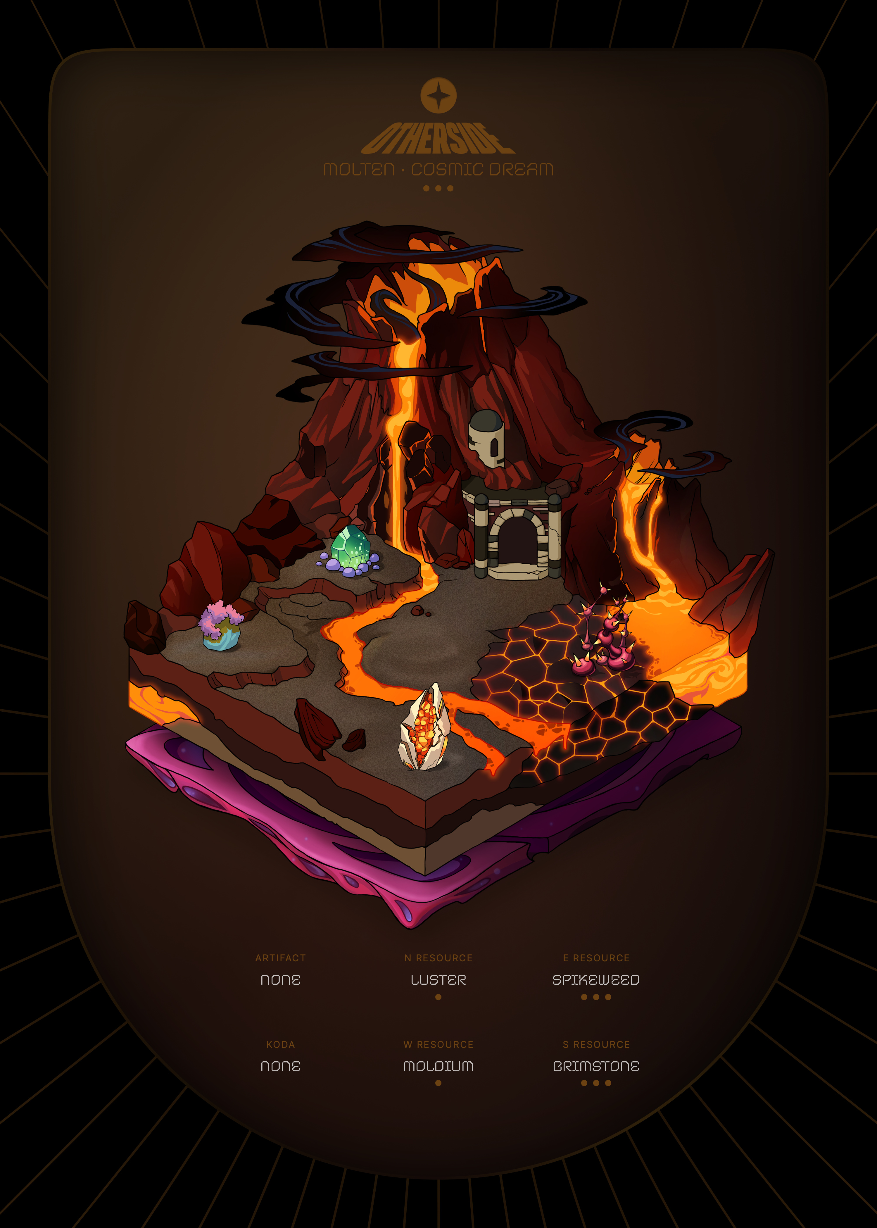 Otherdeed #32860 — Molten