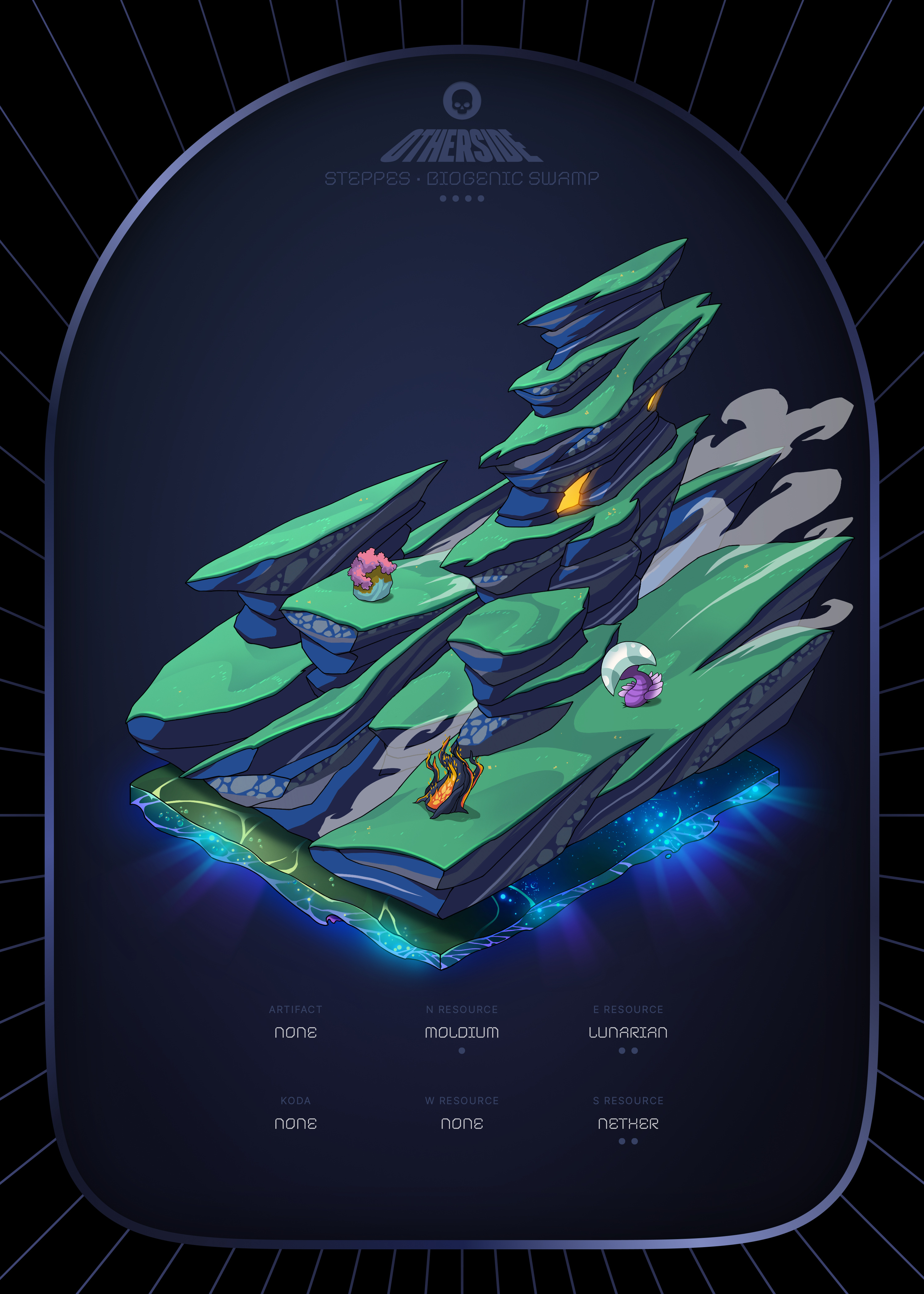 Otherdeed #8003 — Steppes