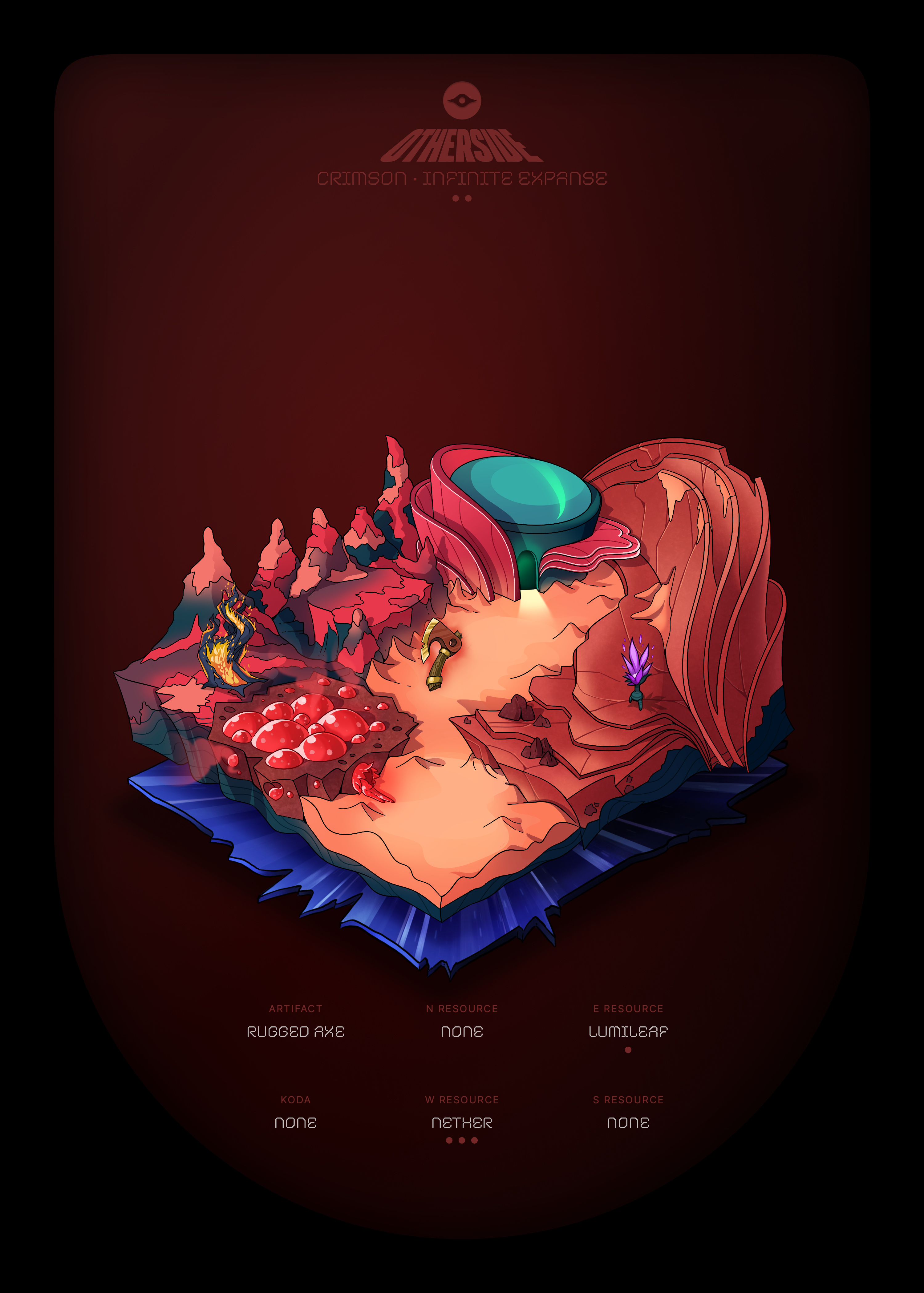 Otherdeed #41093 — Crimson