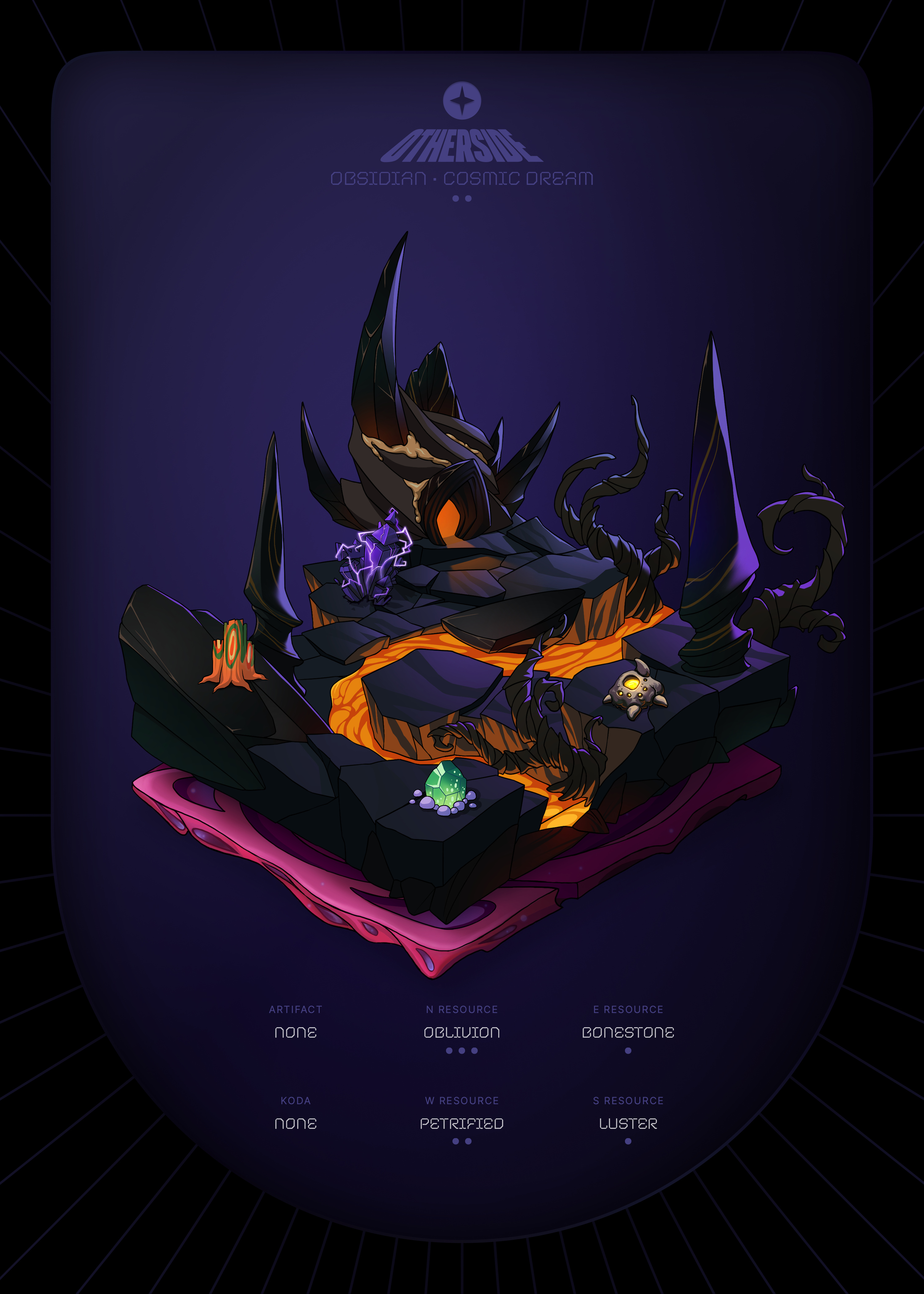 Otherdeed #34084 — Obsidian