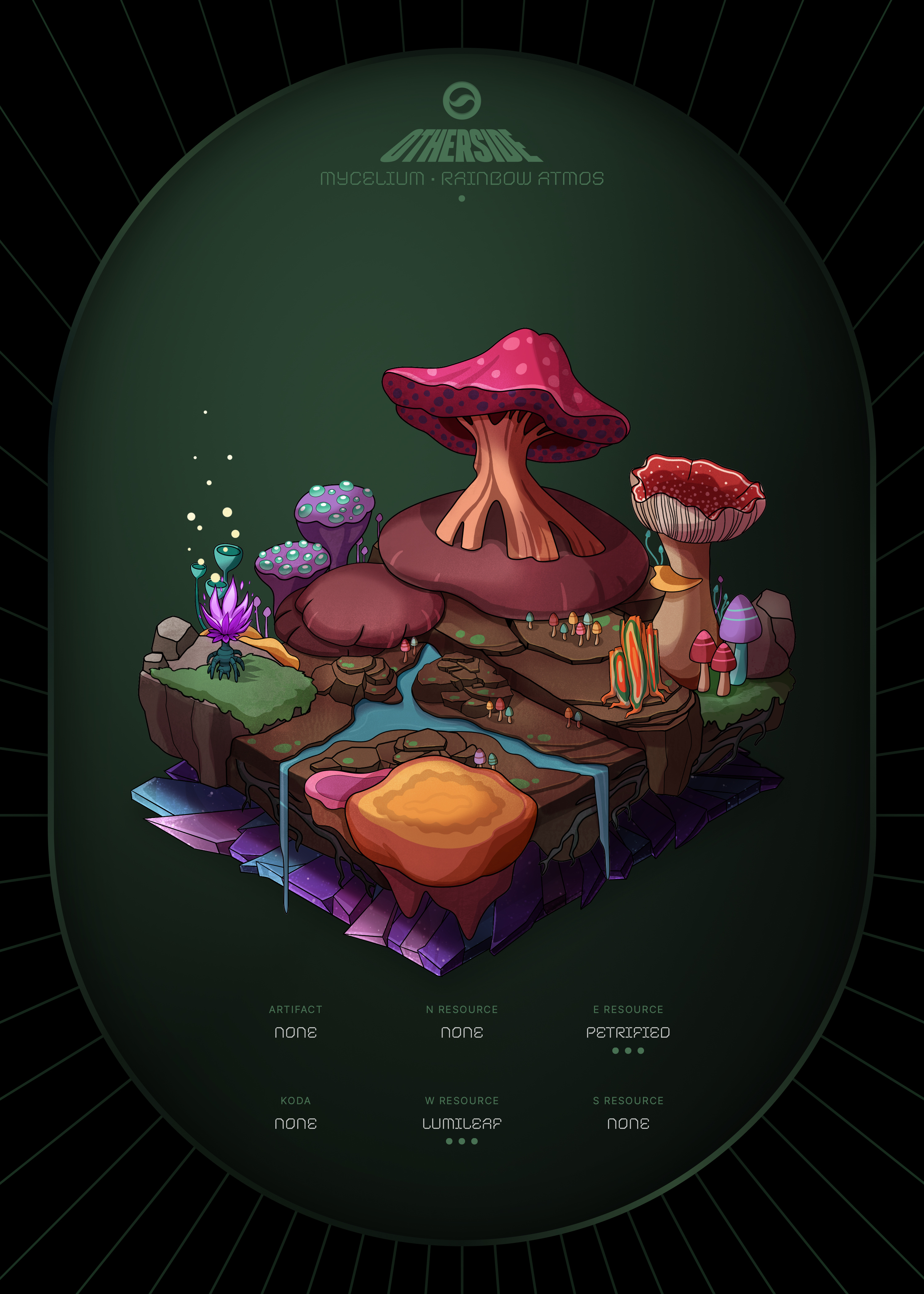 Otherdeed #76744 — Mycelium