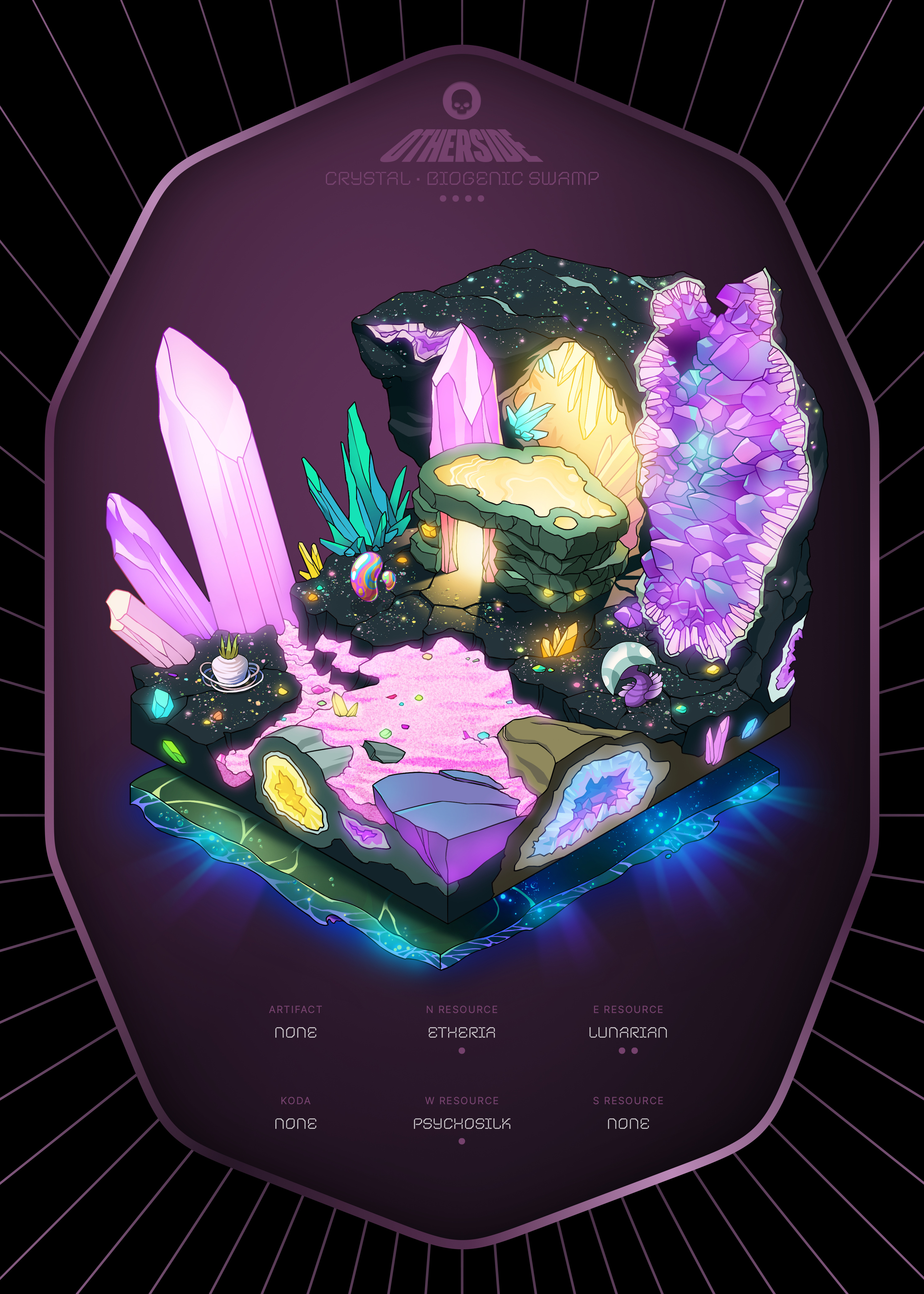 Otherdeed #7662 — Crystal