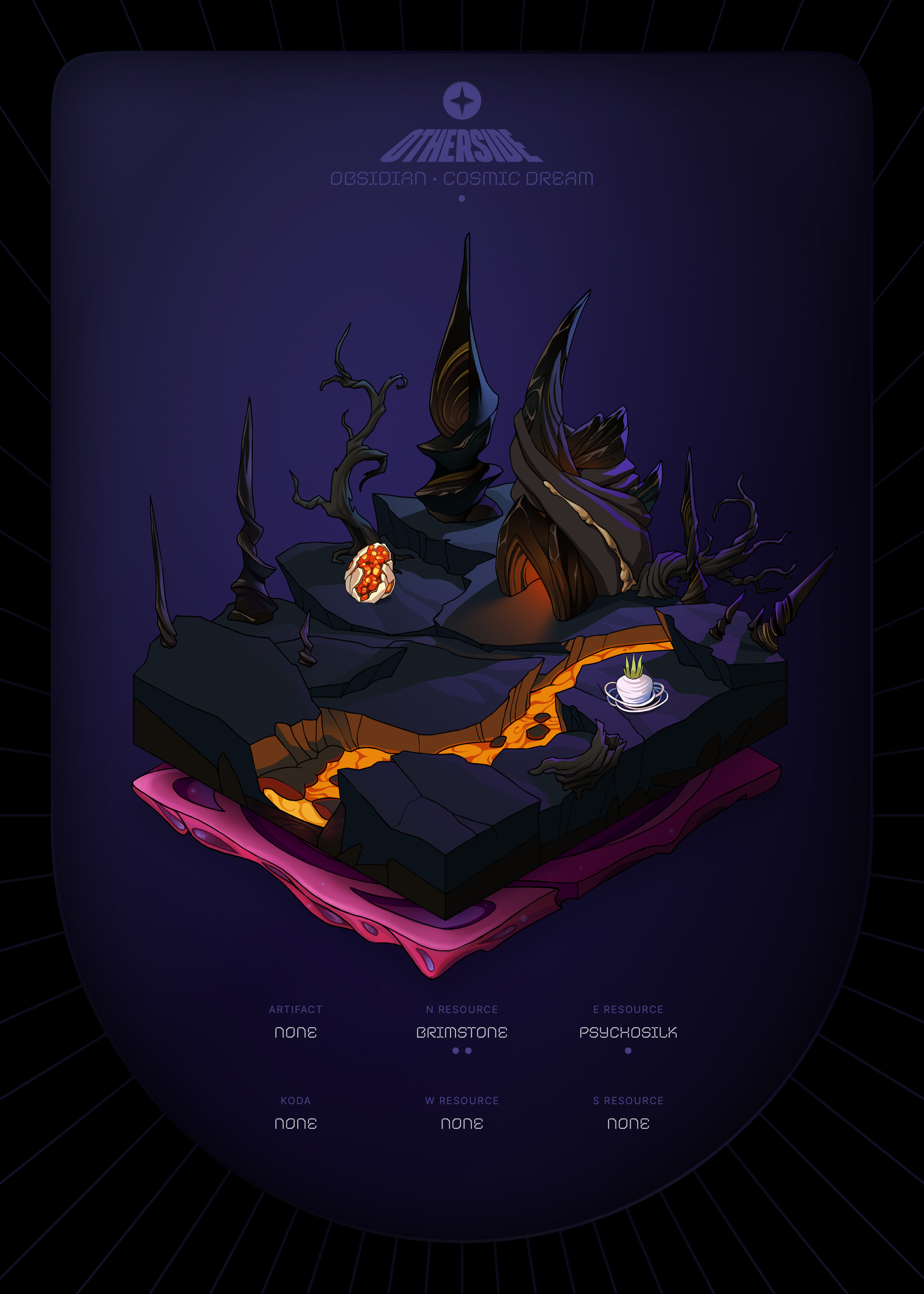 Otherdeed #34504 — Obsidian