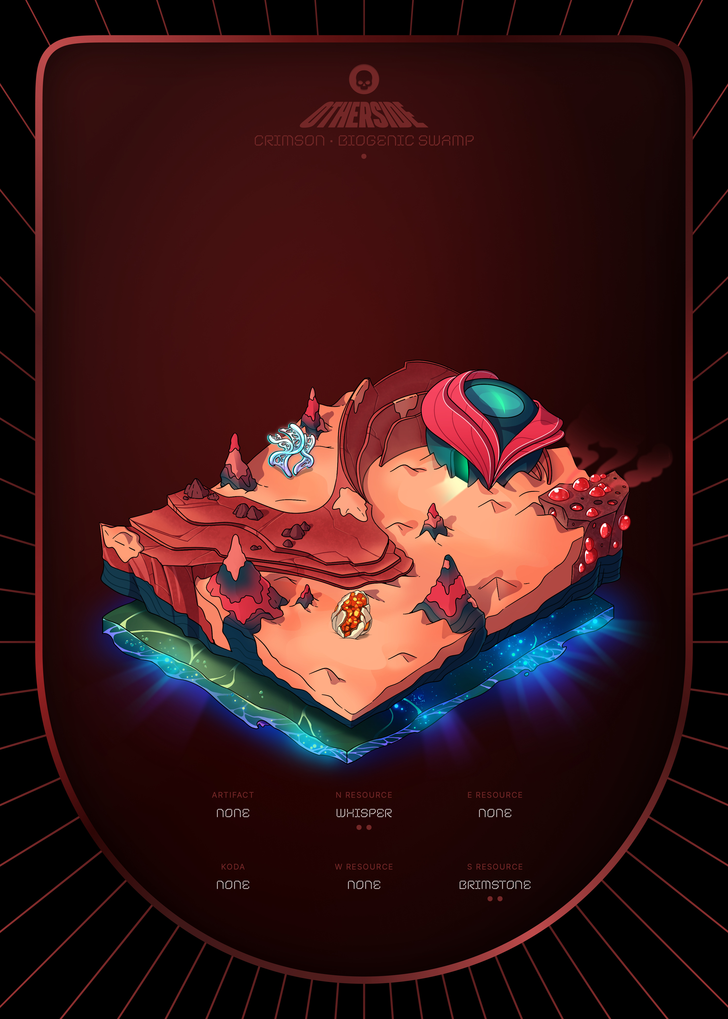 Otherdeed #1092 — Crimson