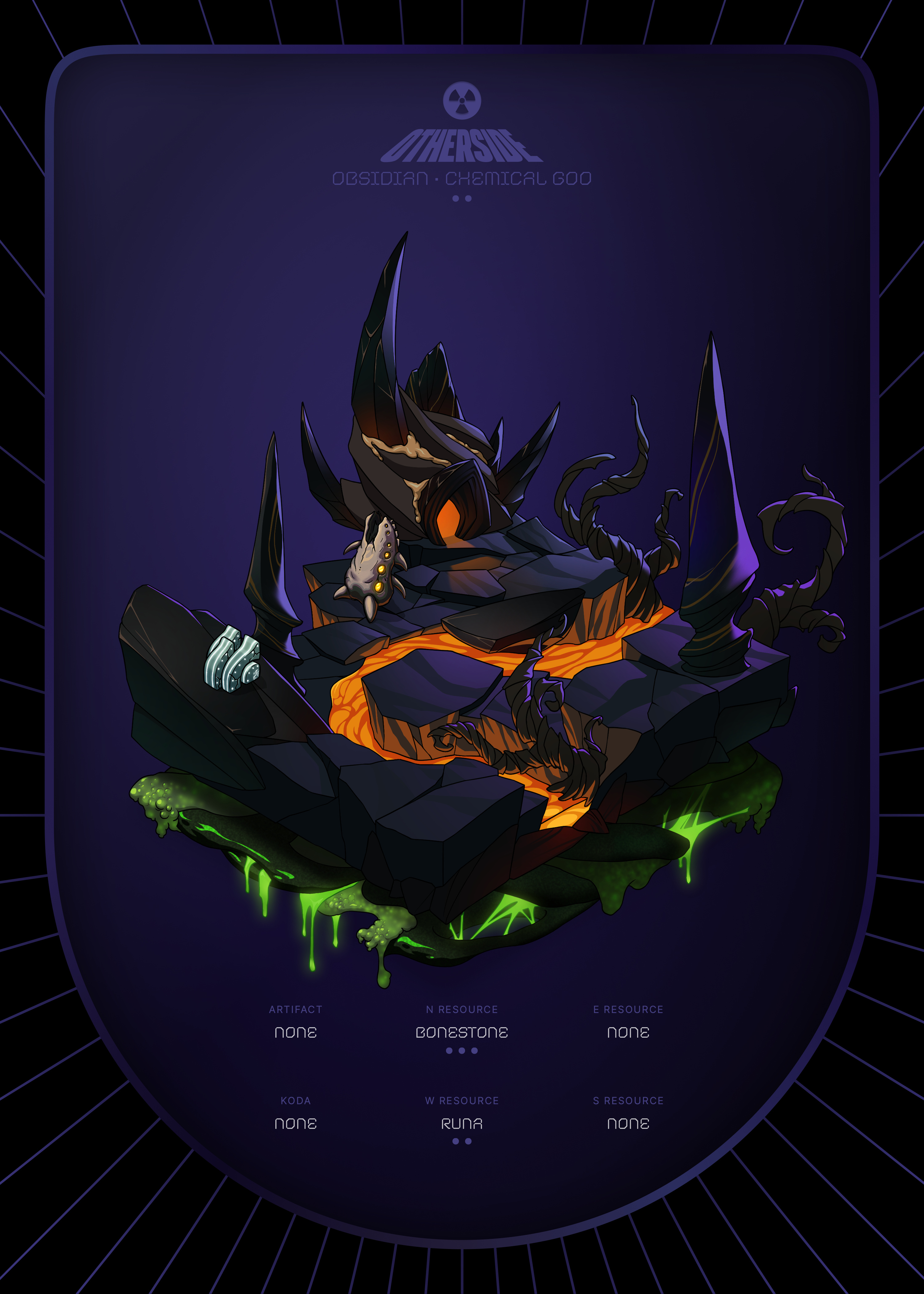 Otherdeed #19414 — Obsidian