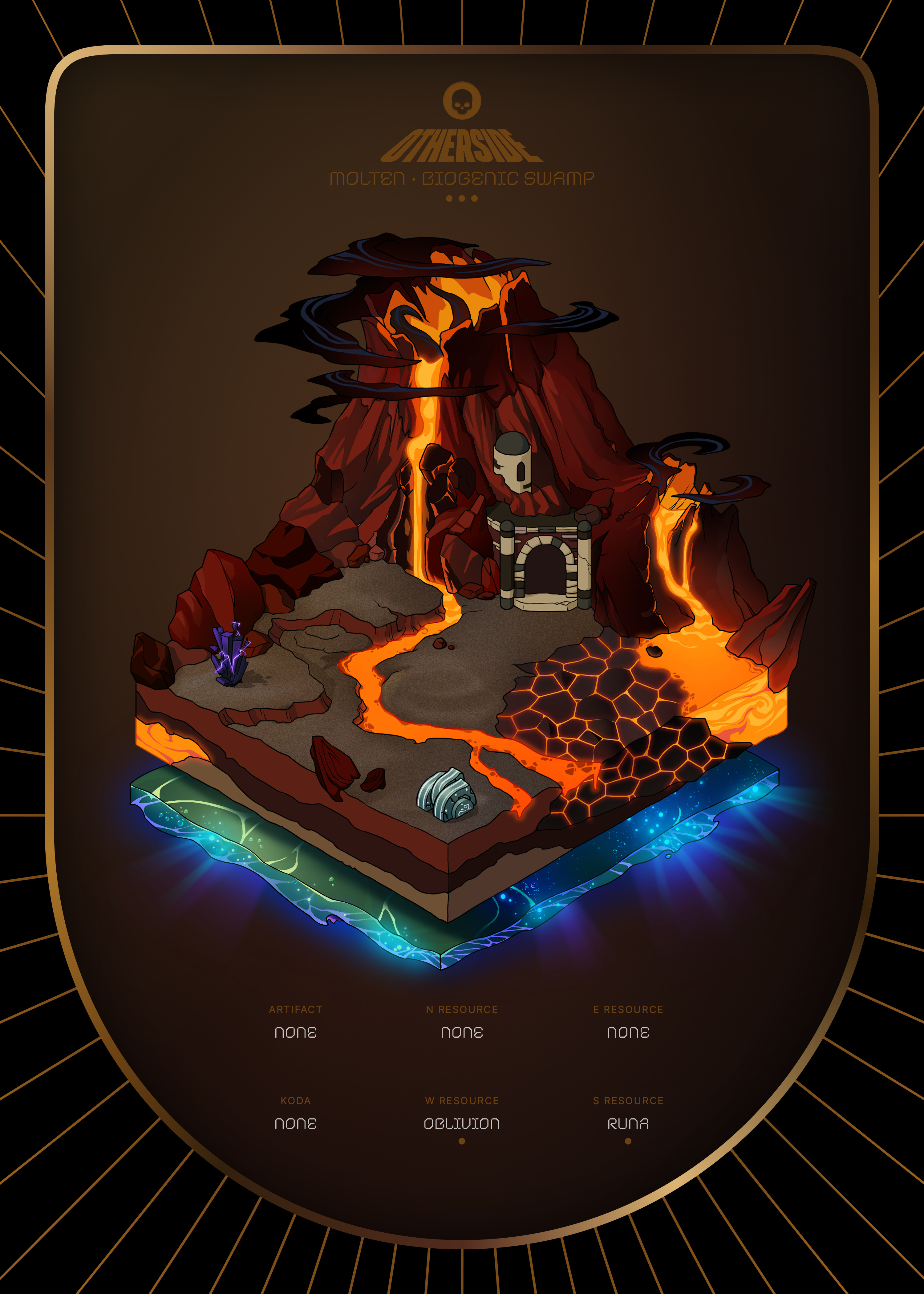 Otherdeed #7585 — Molten