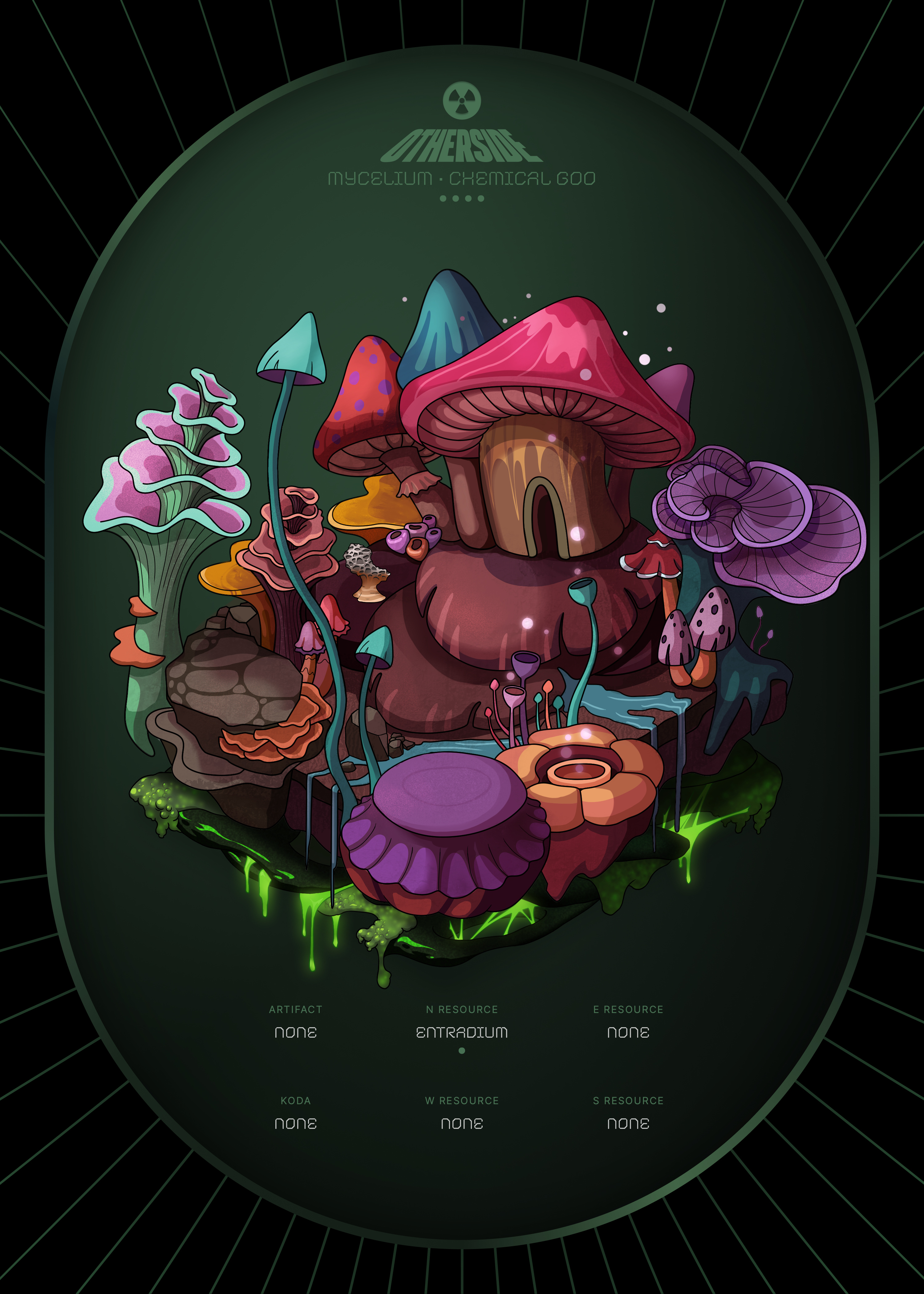 Otherdeed #14885 — Mycelium
