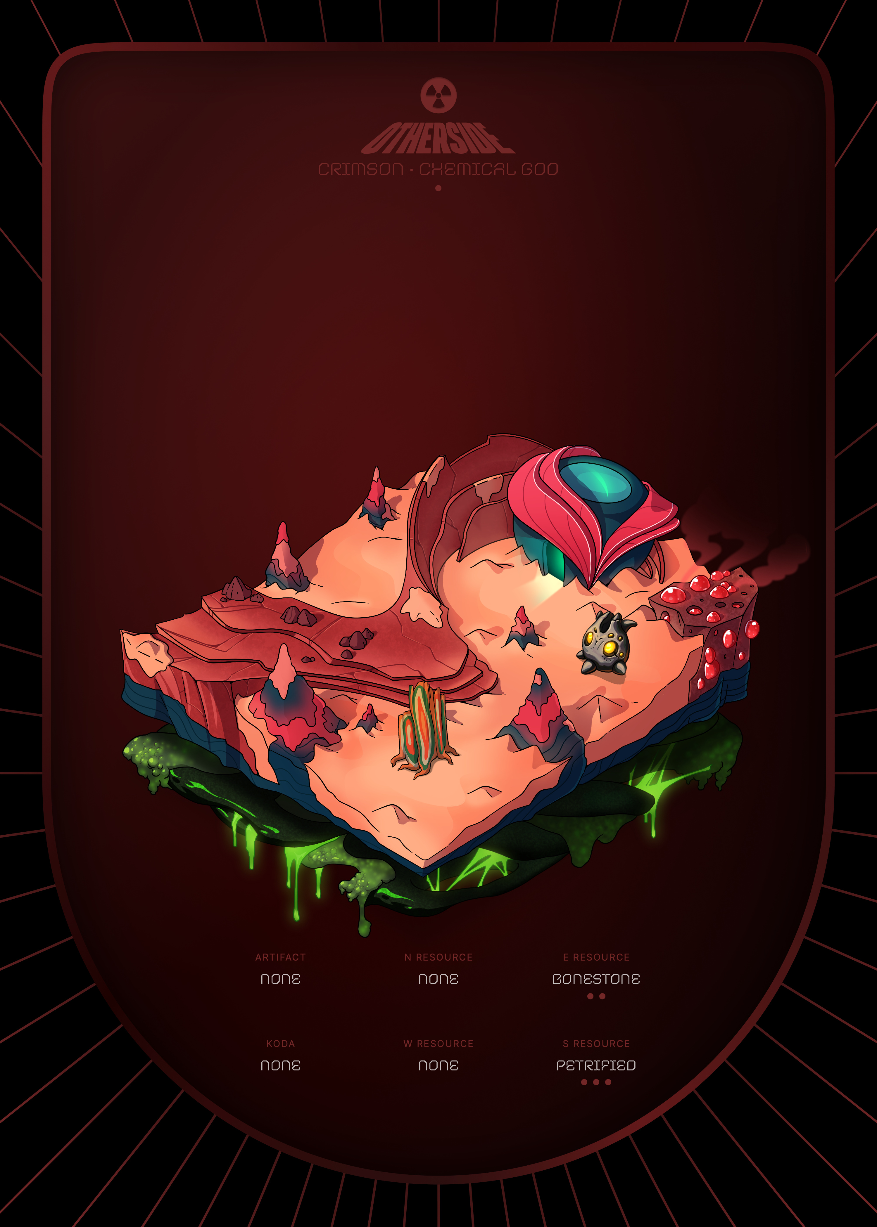 Otherdeed #17263 — Crimson