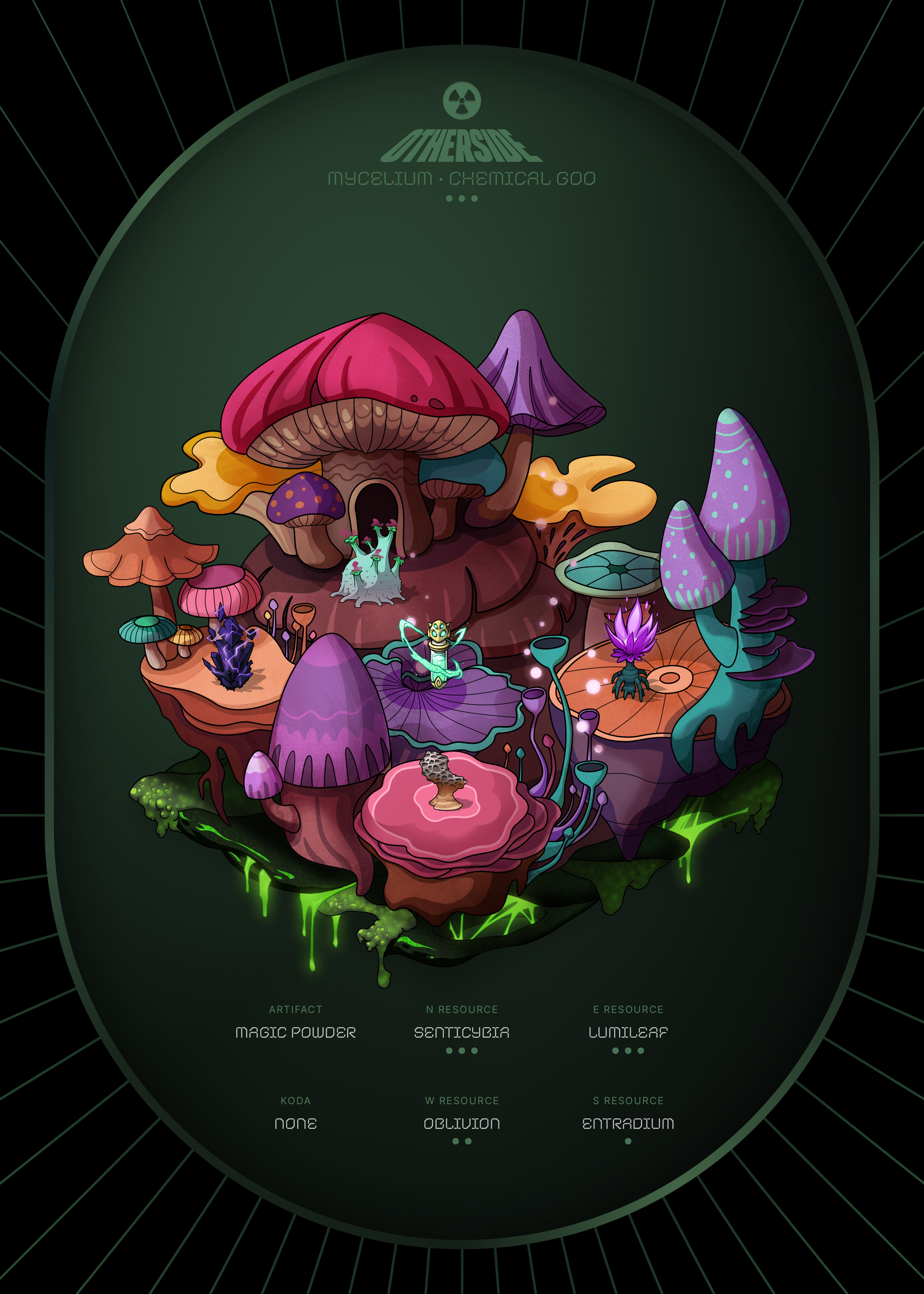 Otherdeed #11880 — Mycelium