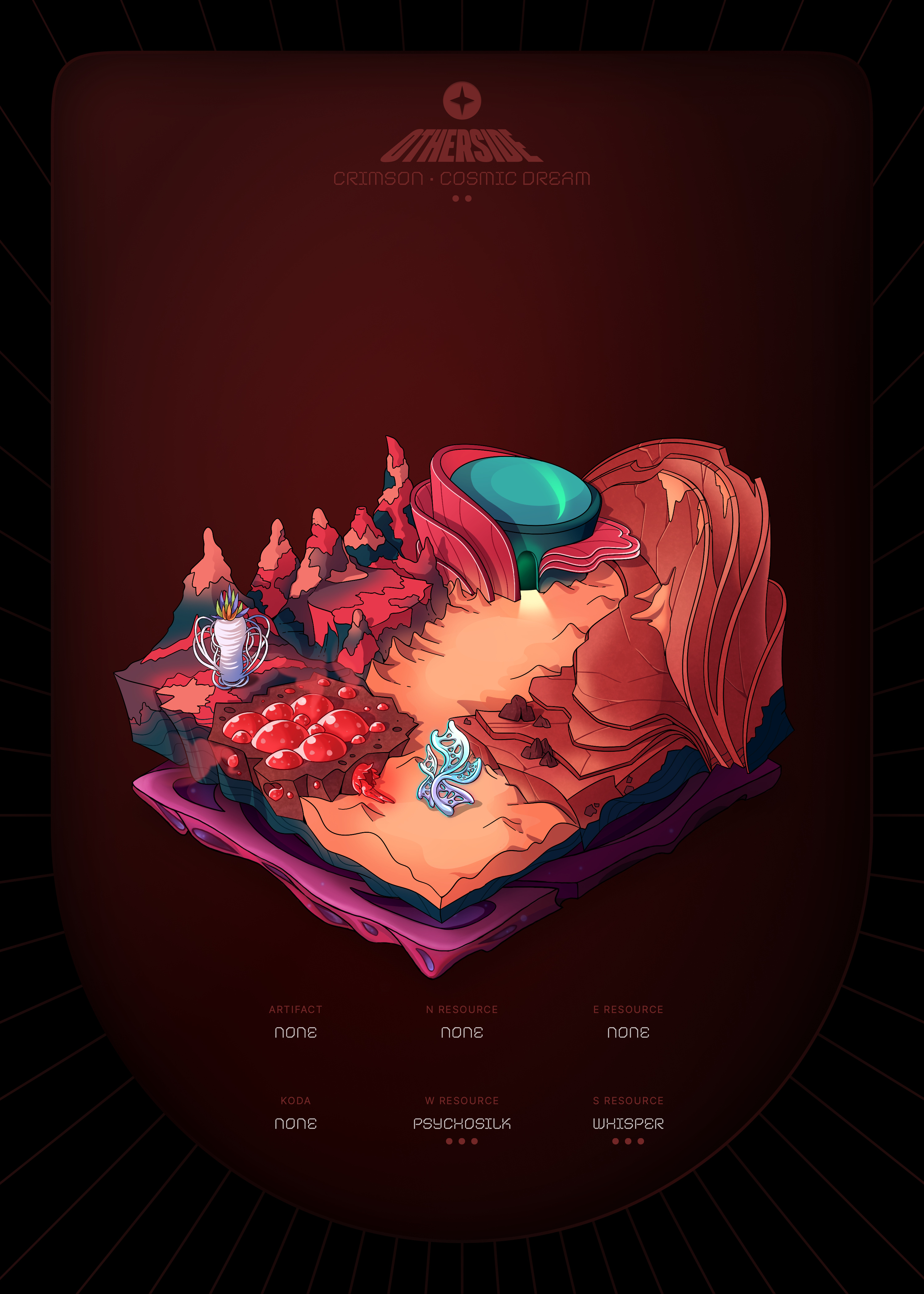 Otherdeed #99716 — Crimson