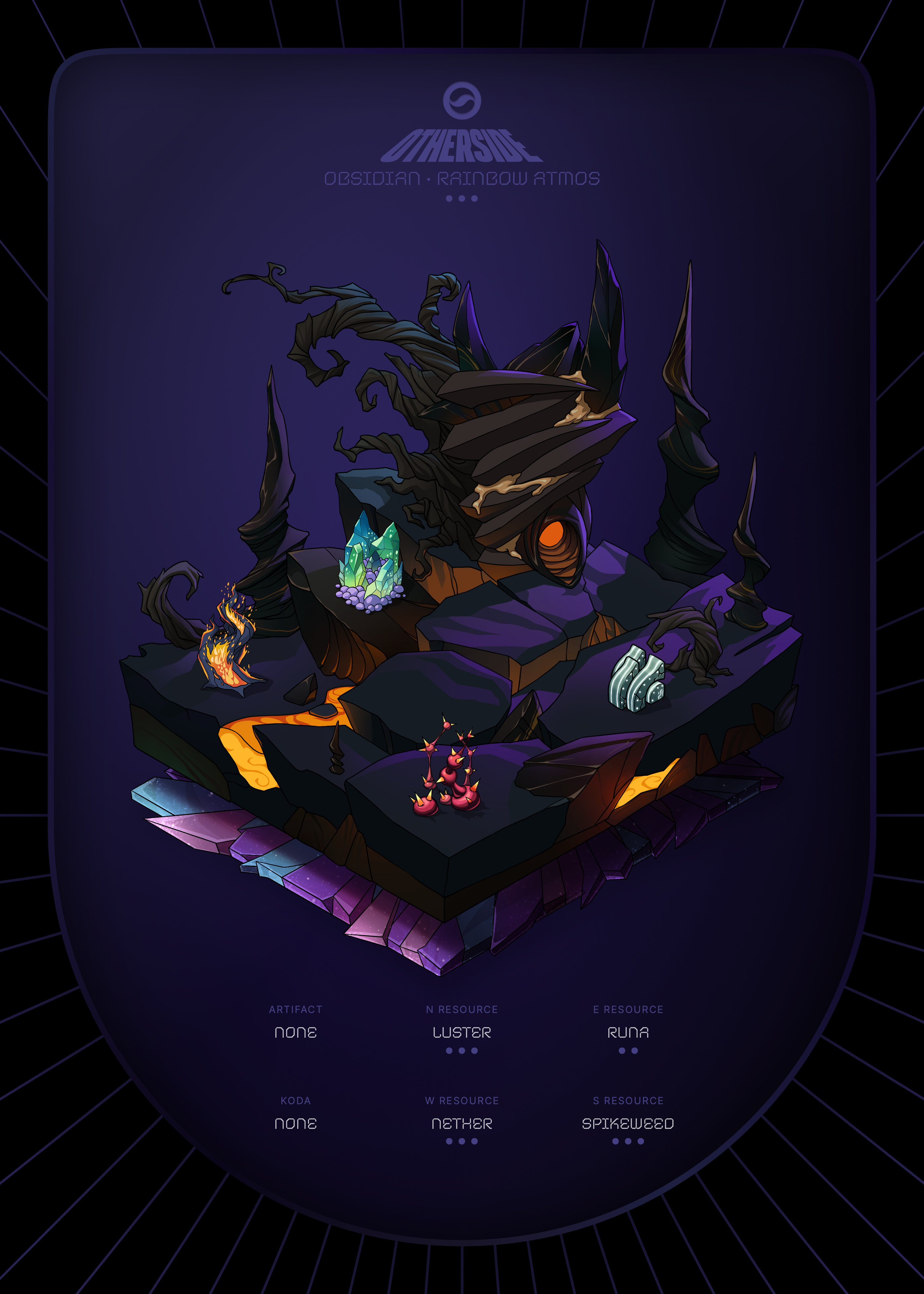 Otherdeed #74826 — Obsidian