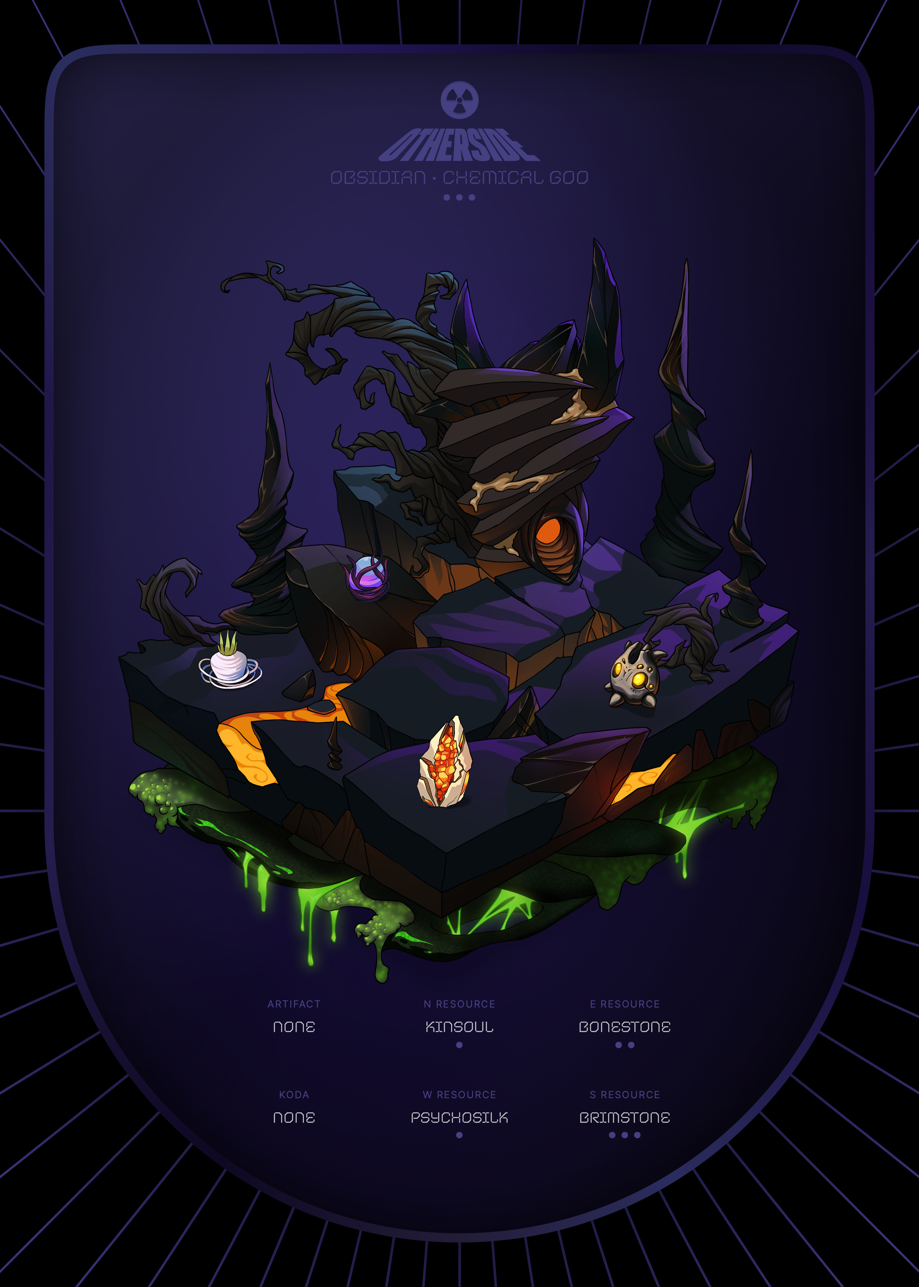Otherdeed #10230 — Obsidian