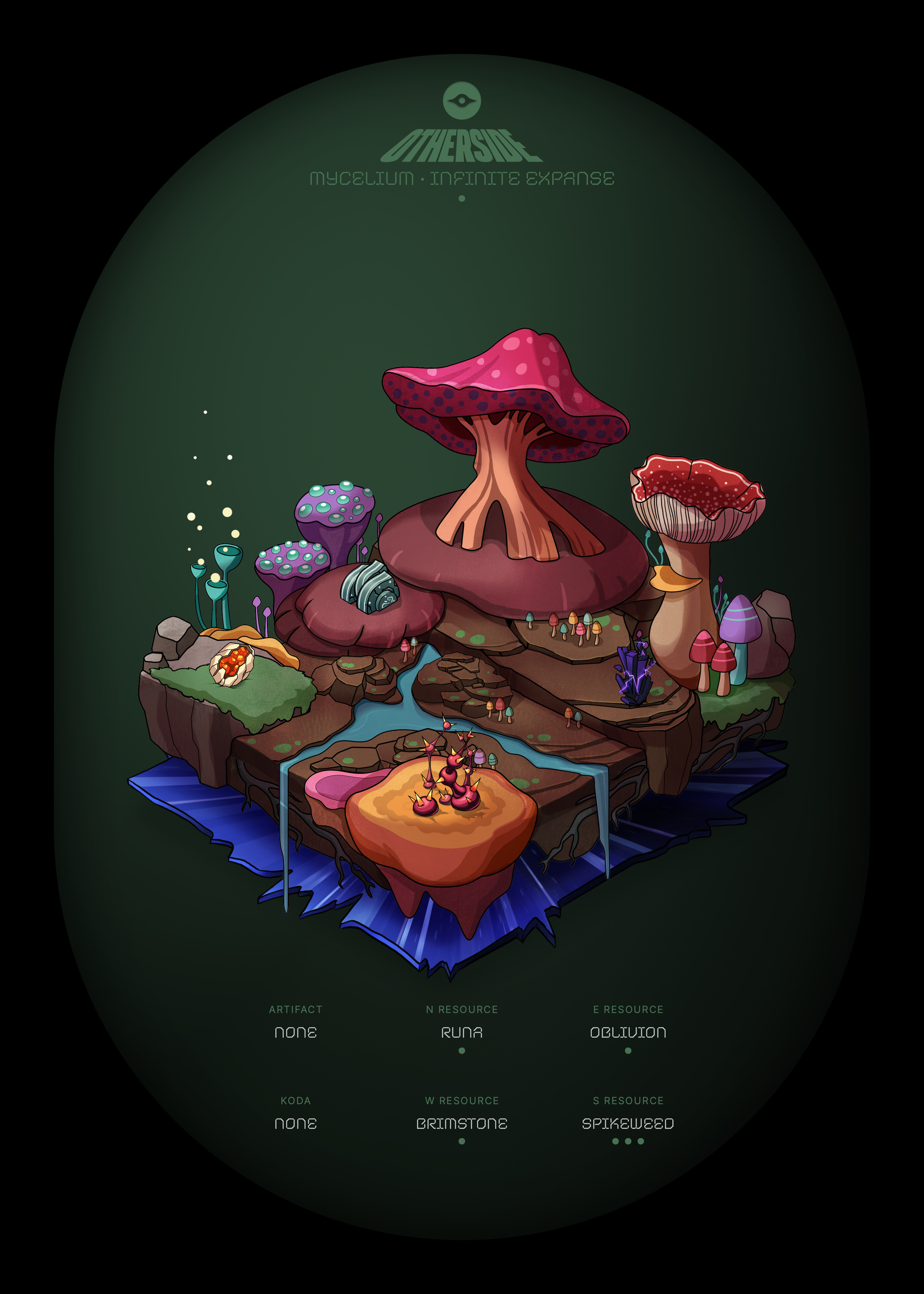 Otherdeed #60434 — Mycelium