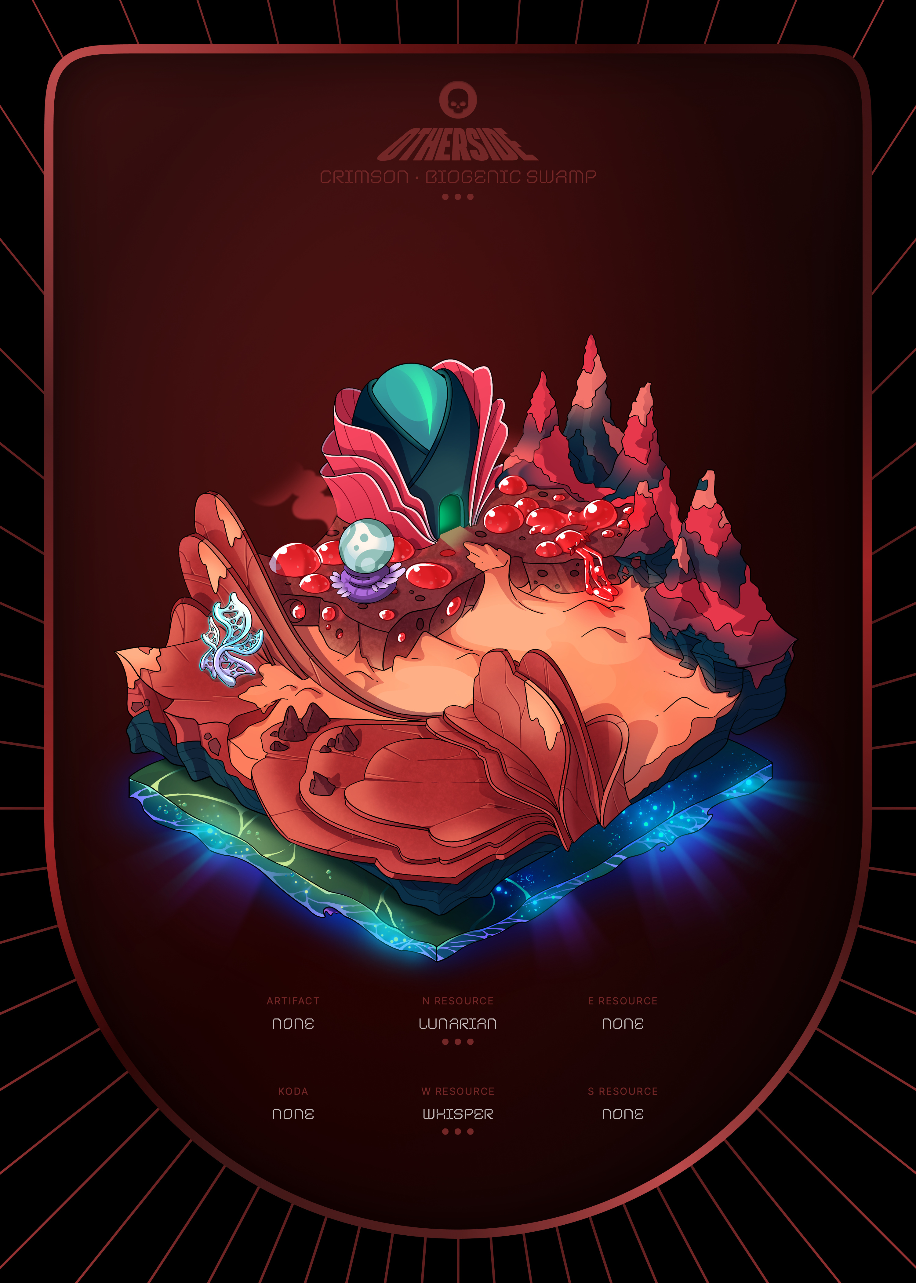 Otherdeed #7347 — Crimson
