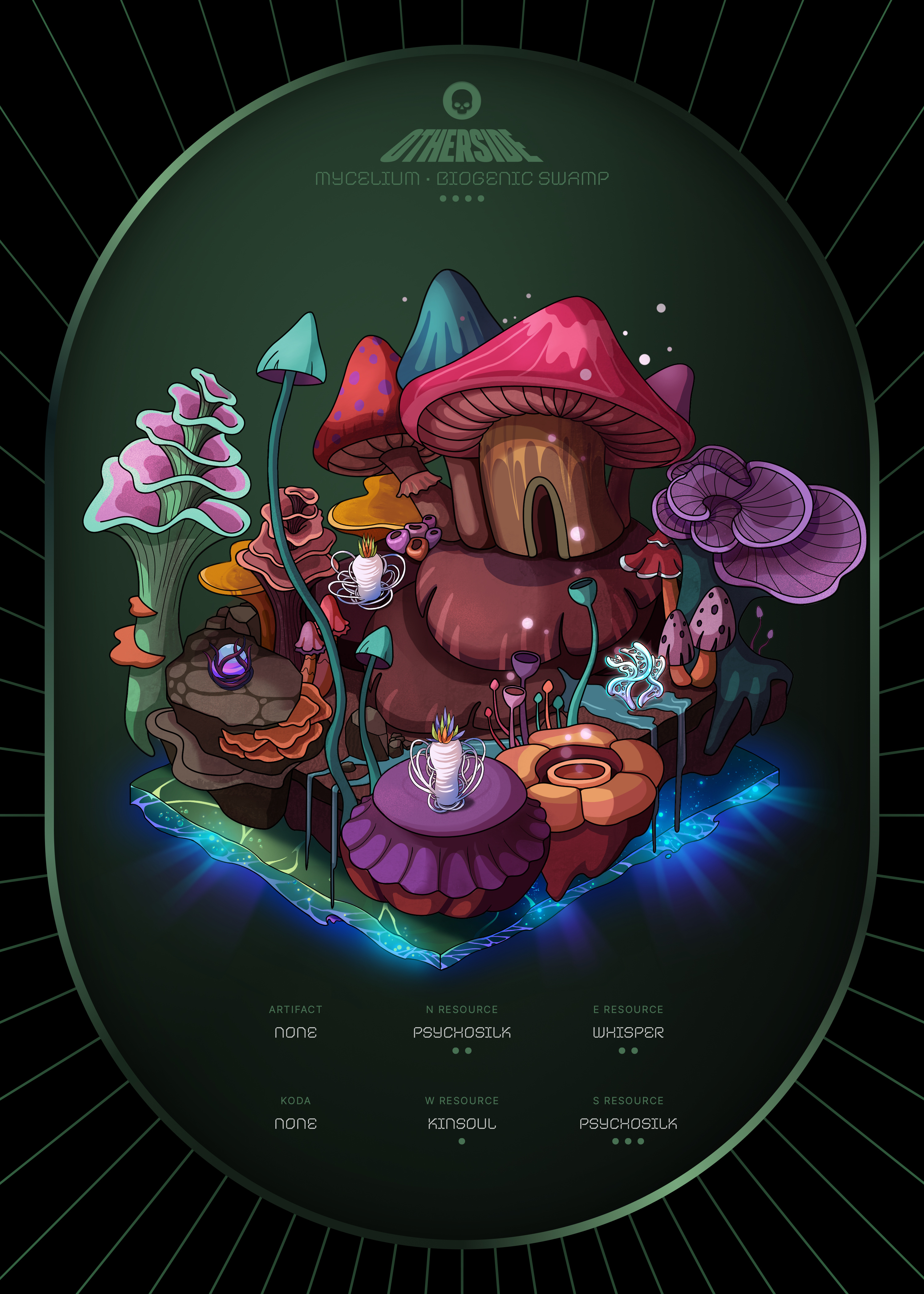 Otherdeed #2759 — Mycelium