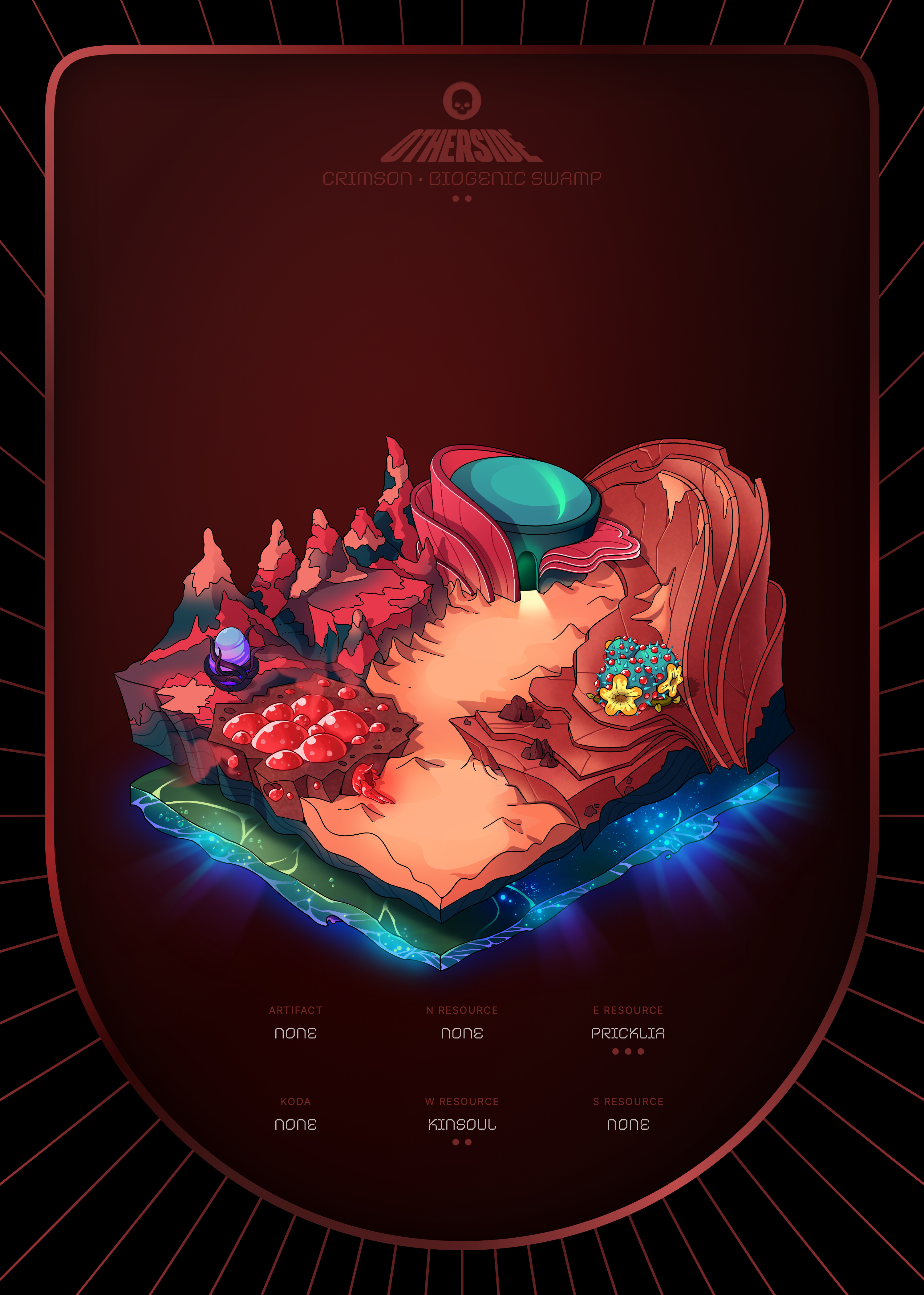 Otherdeed #1598 — Crimson