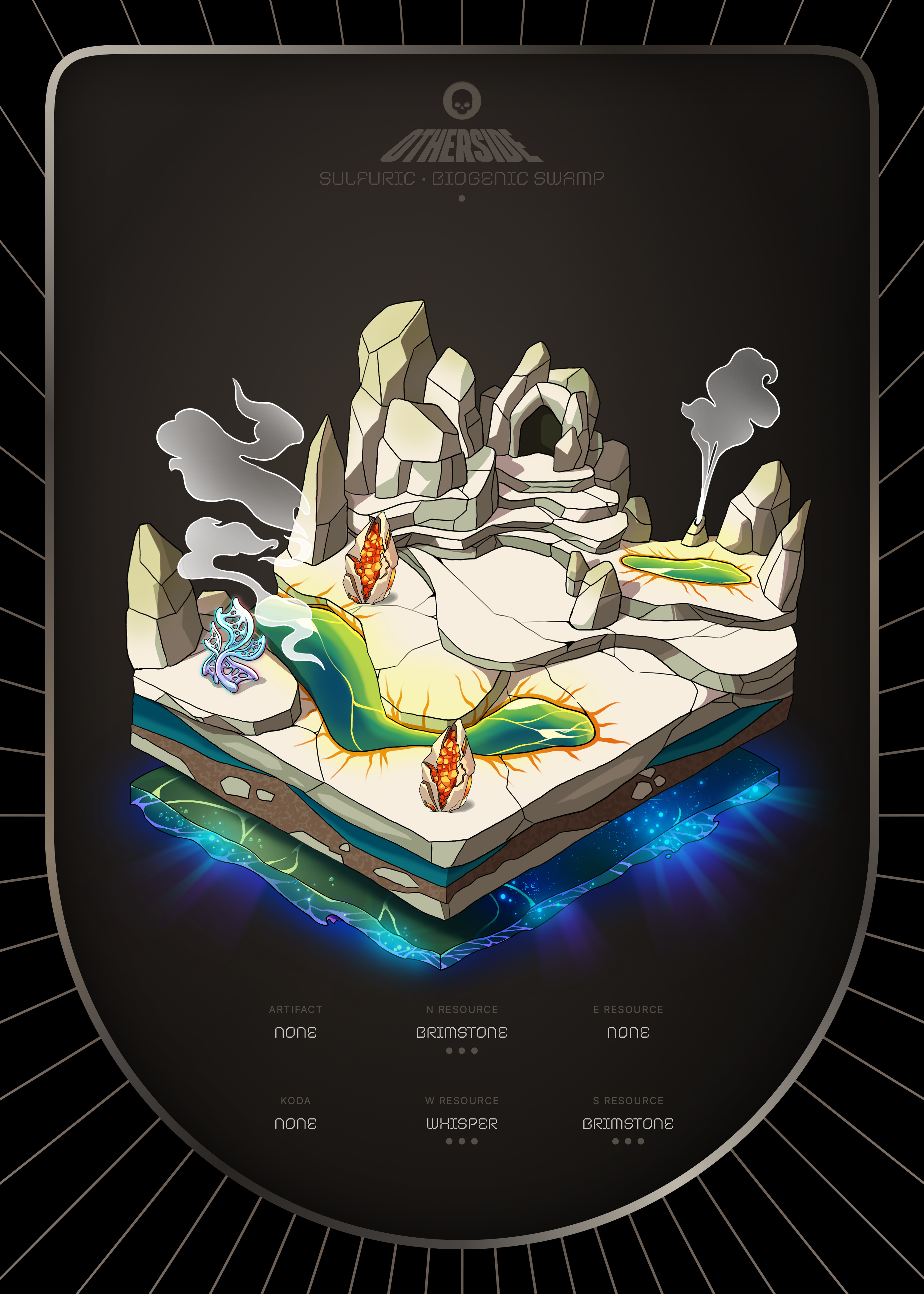 Otherdeed #6763 — Sulfuric