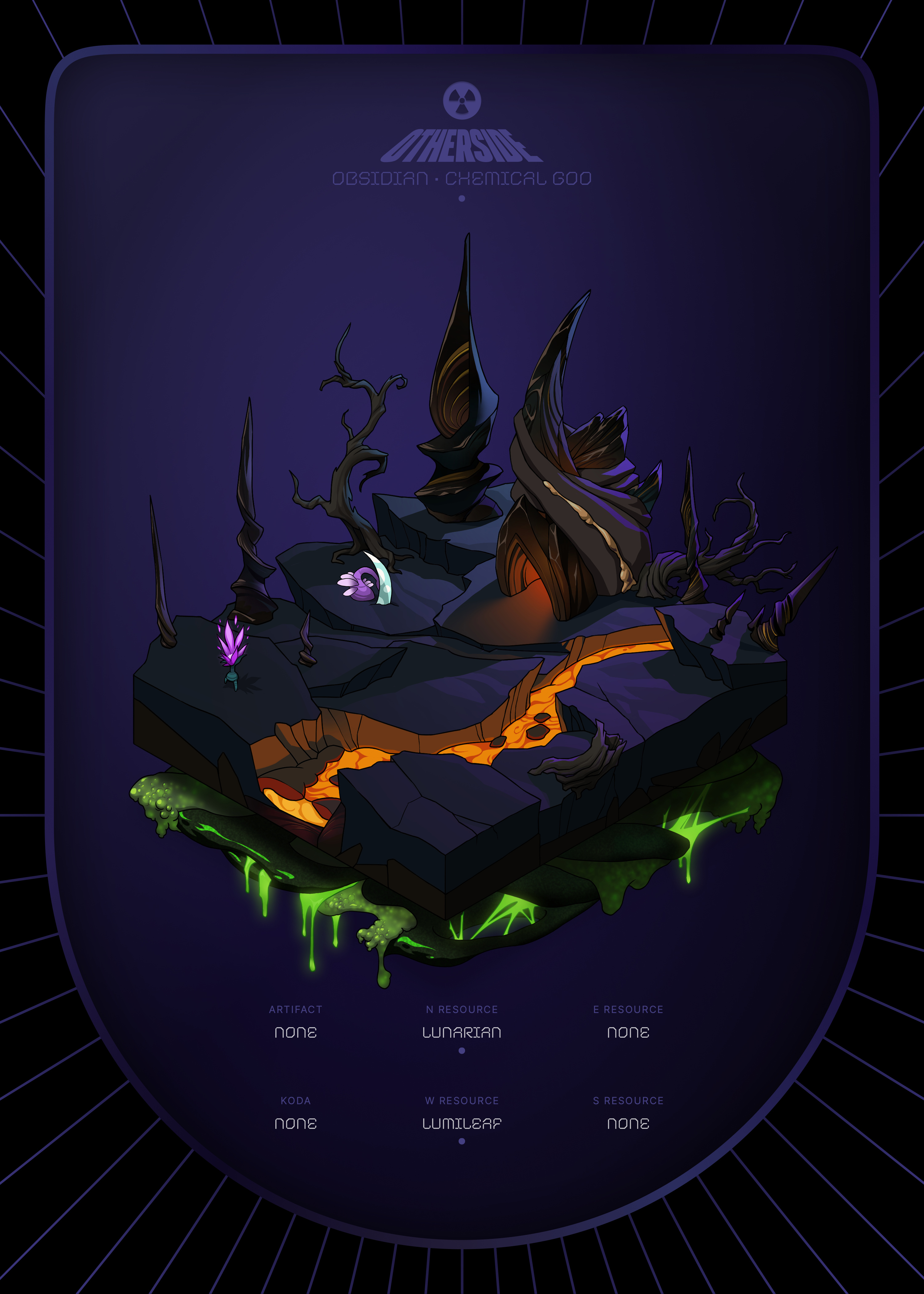 Otherdeed #20274 — Obsidian