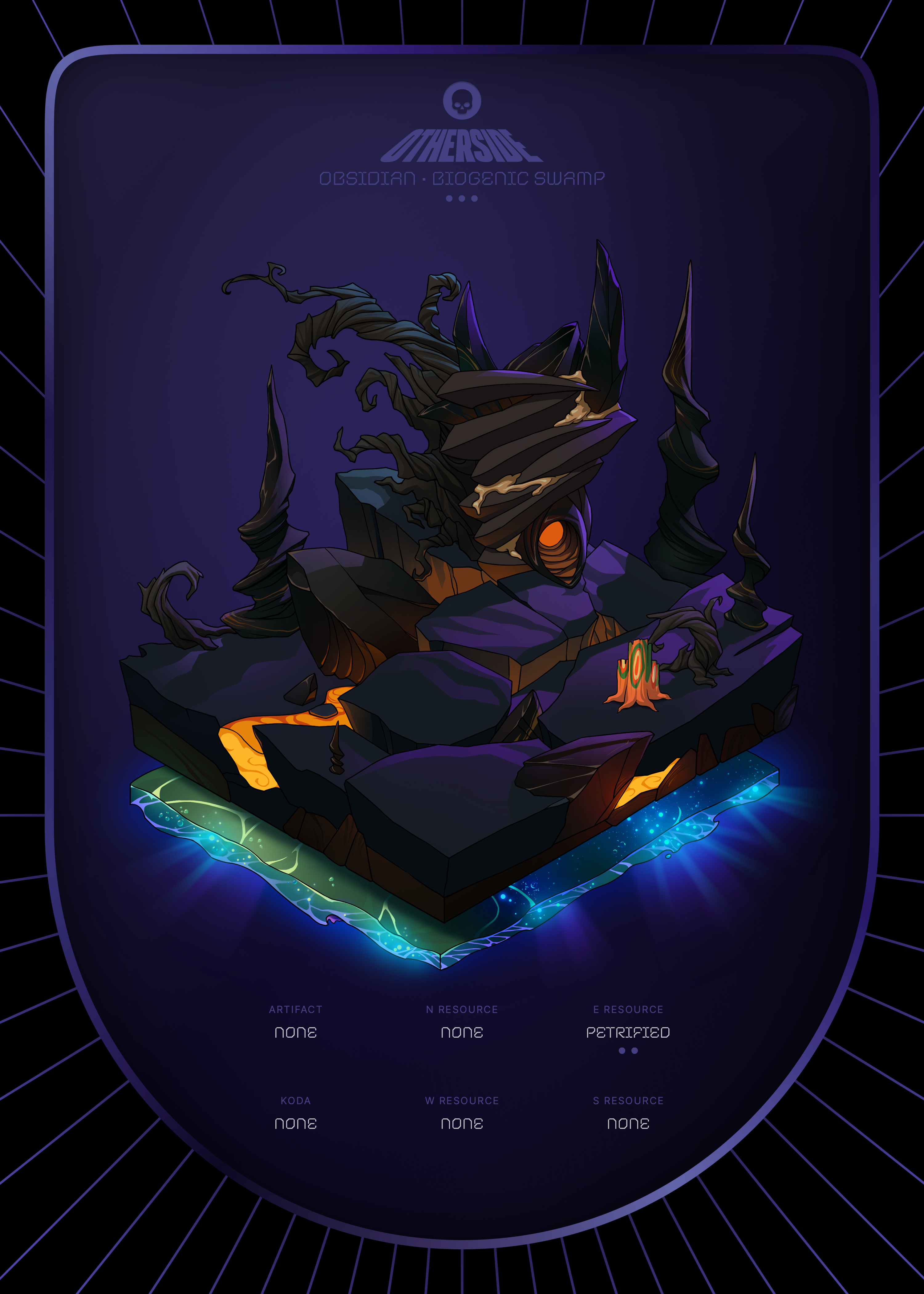 Otherdeed #9112 — Obsidian