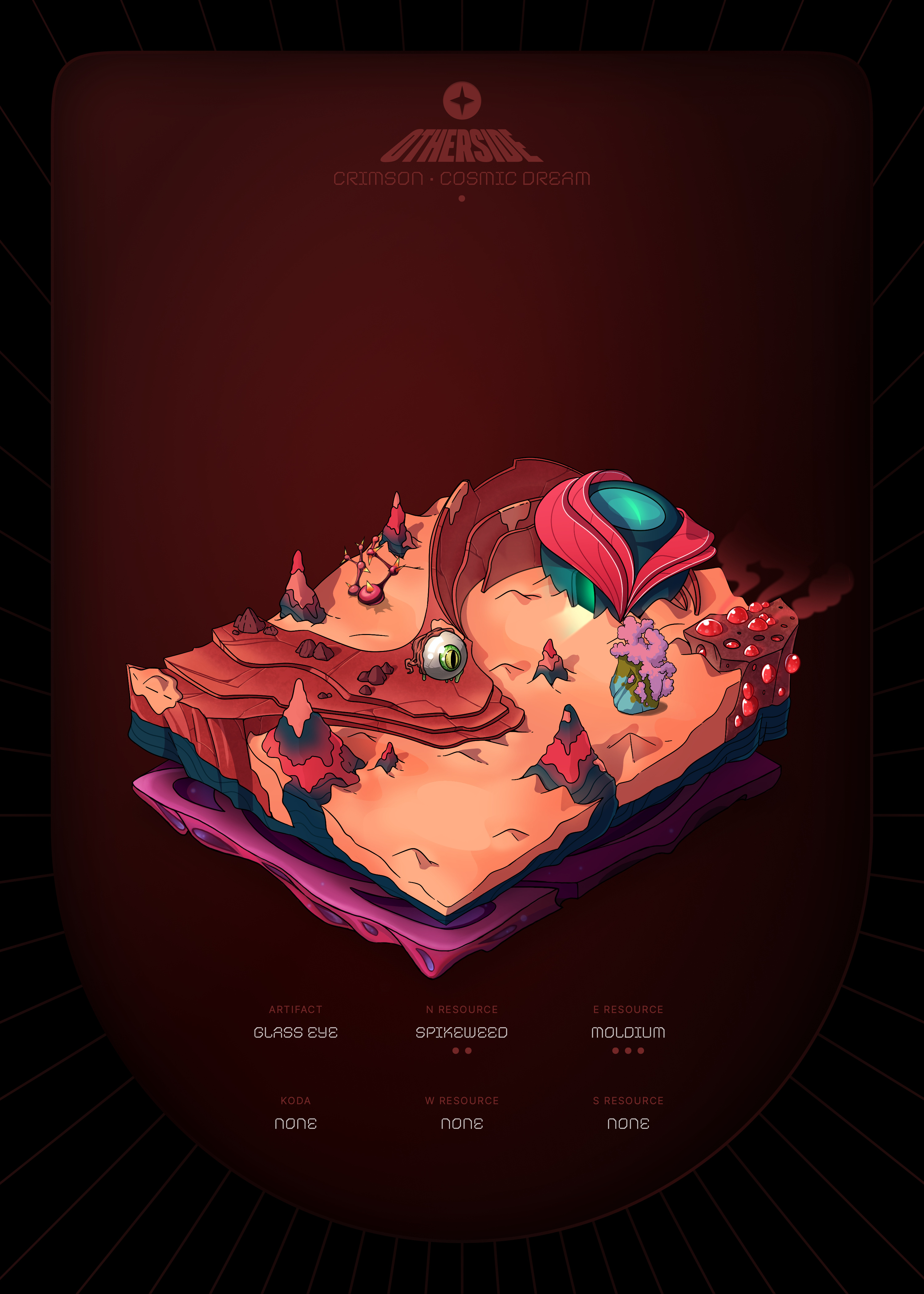 Otherdeed #36215 — Crimson