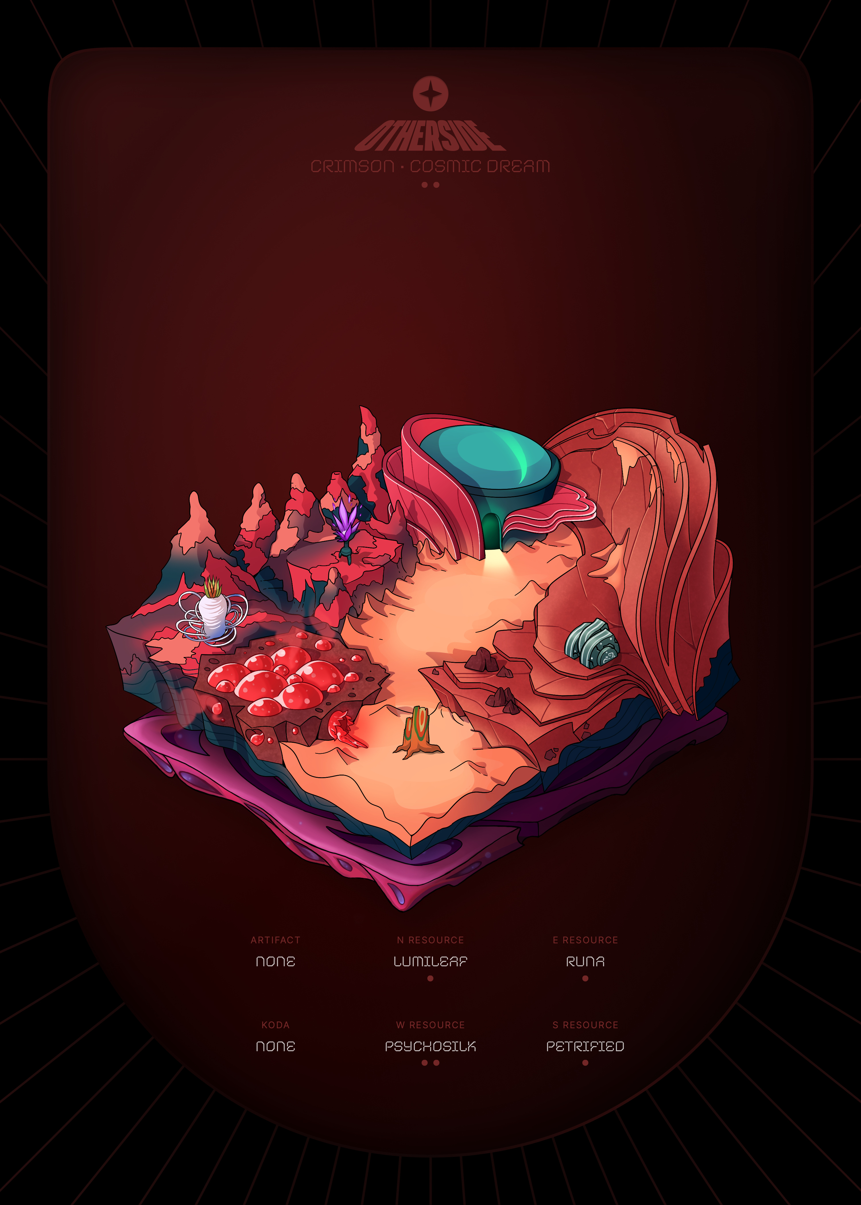 Otherdeed #91580 — Crimson