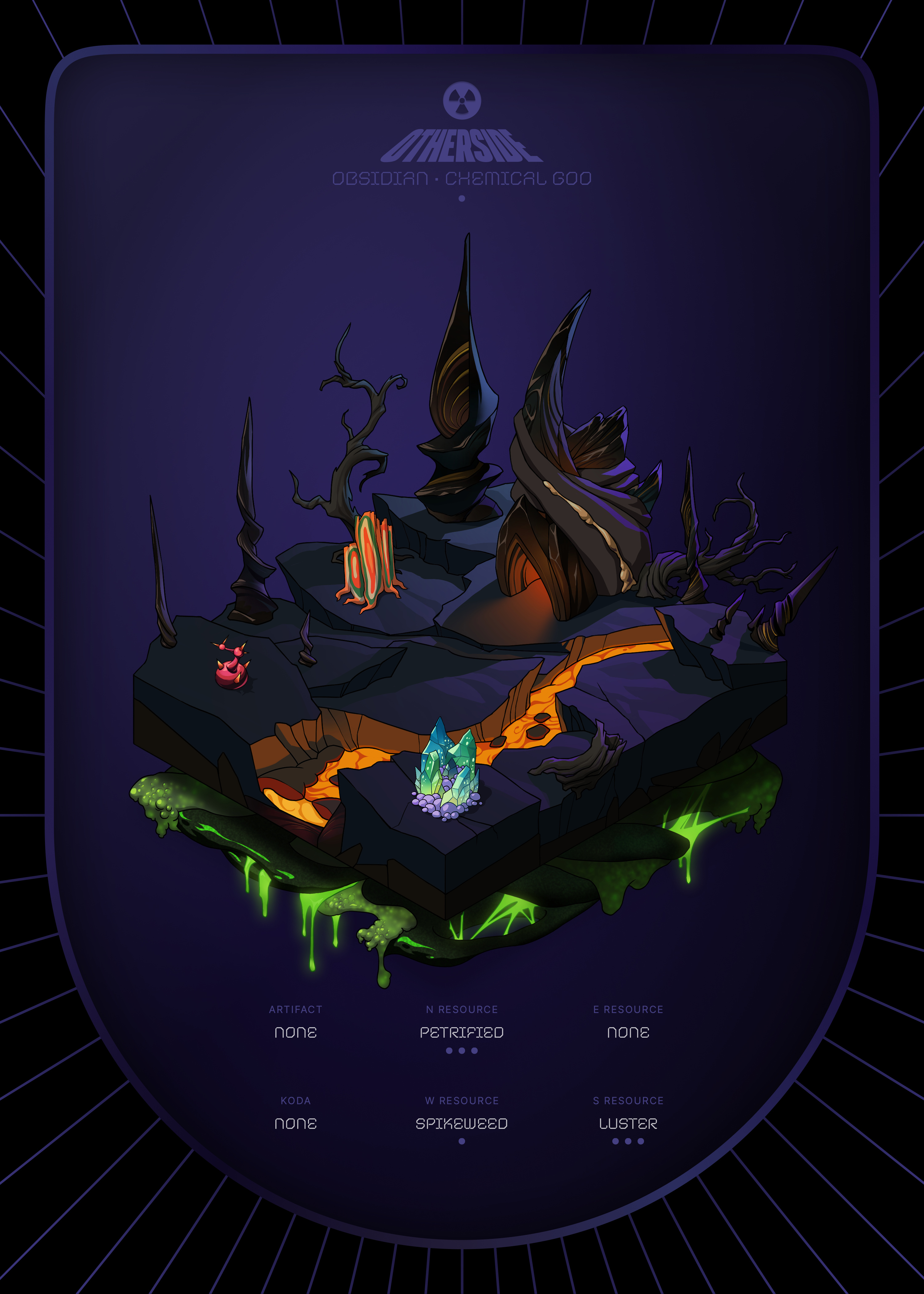 Otherdeed #25789 — Obsidian