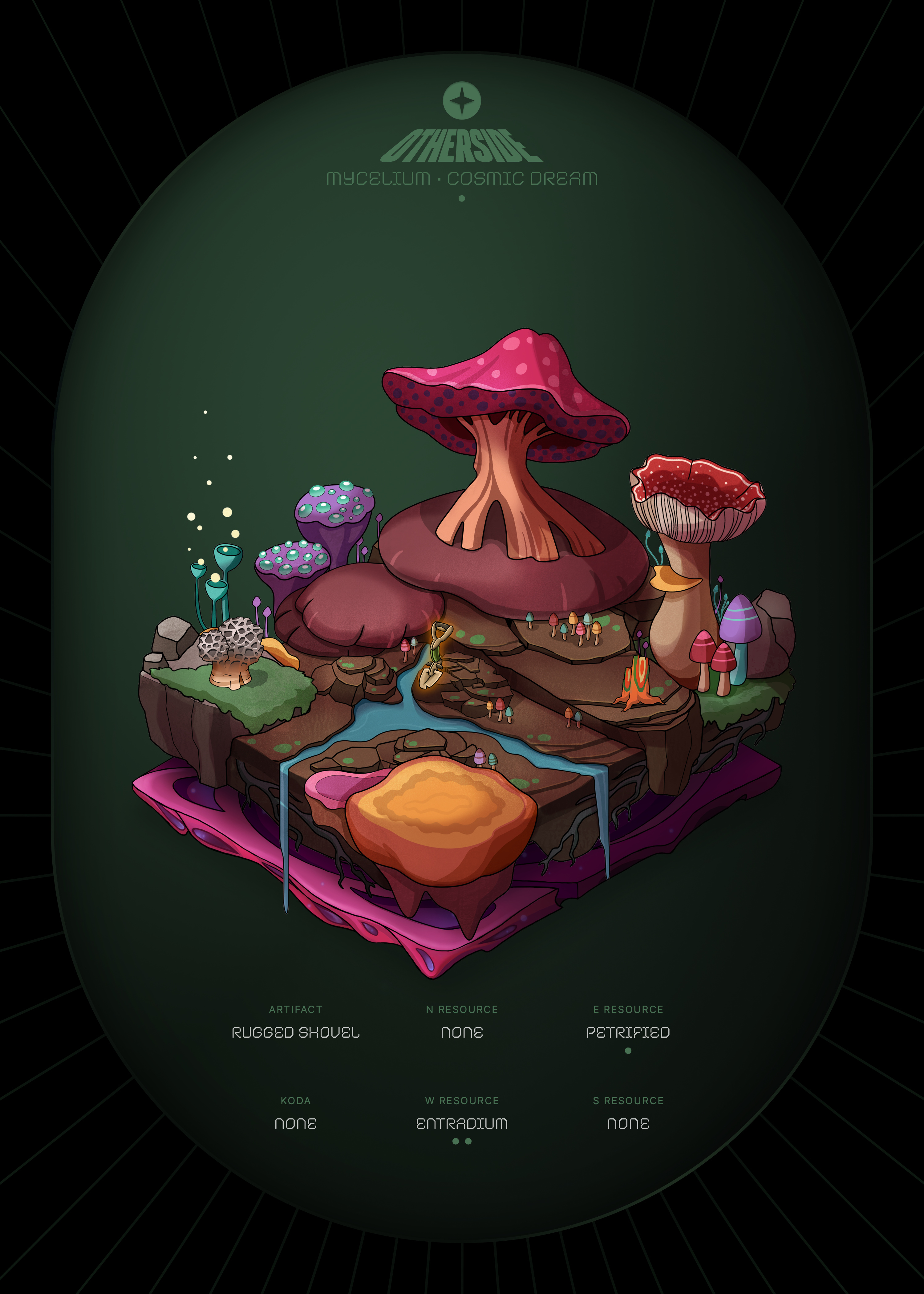 Otherdeed #35545 — Mycelium