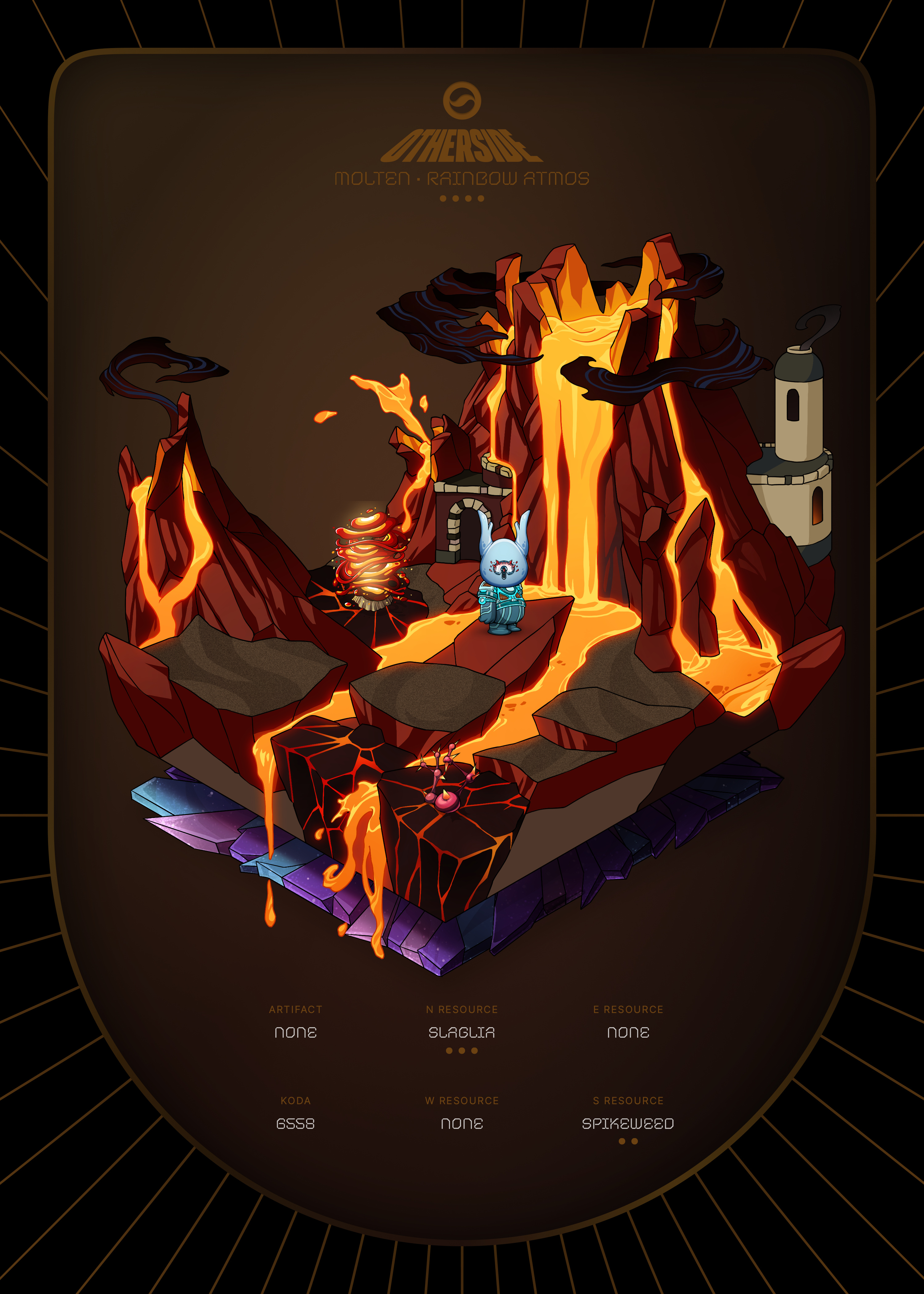 Otherdeed #73642 — Molten