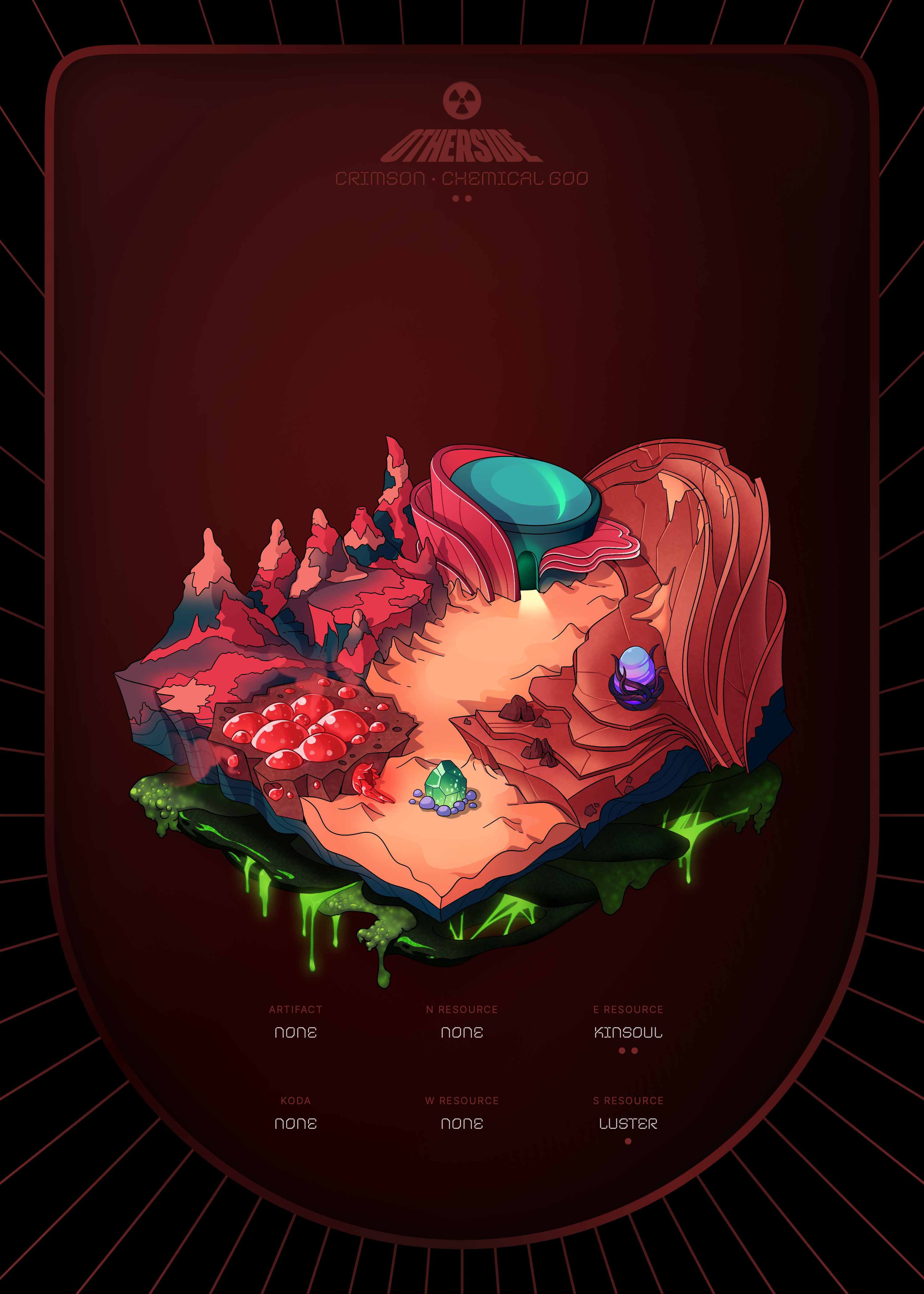 Otherdeed #12235 — Crimson