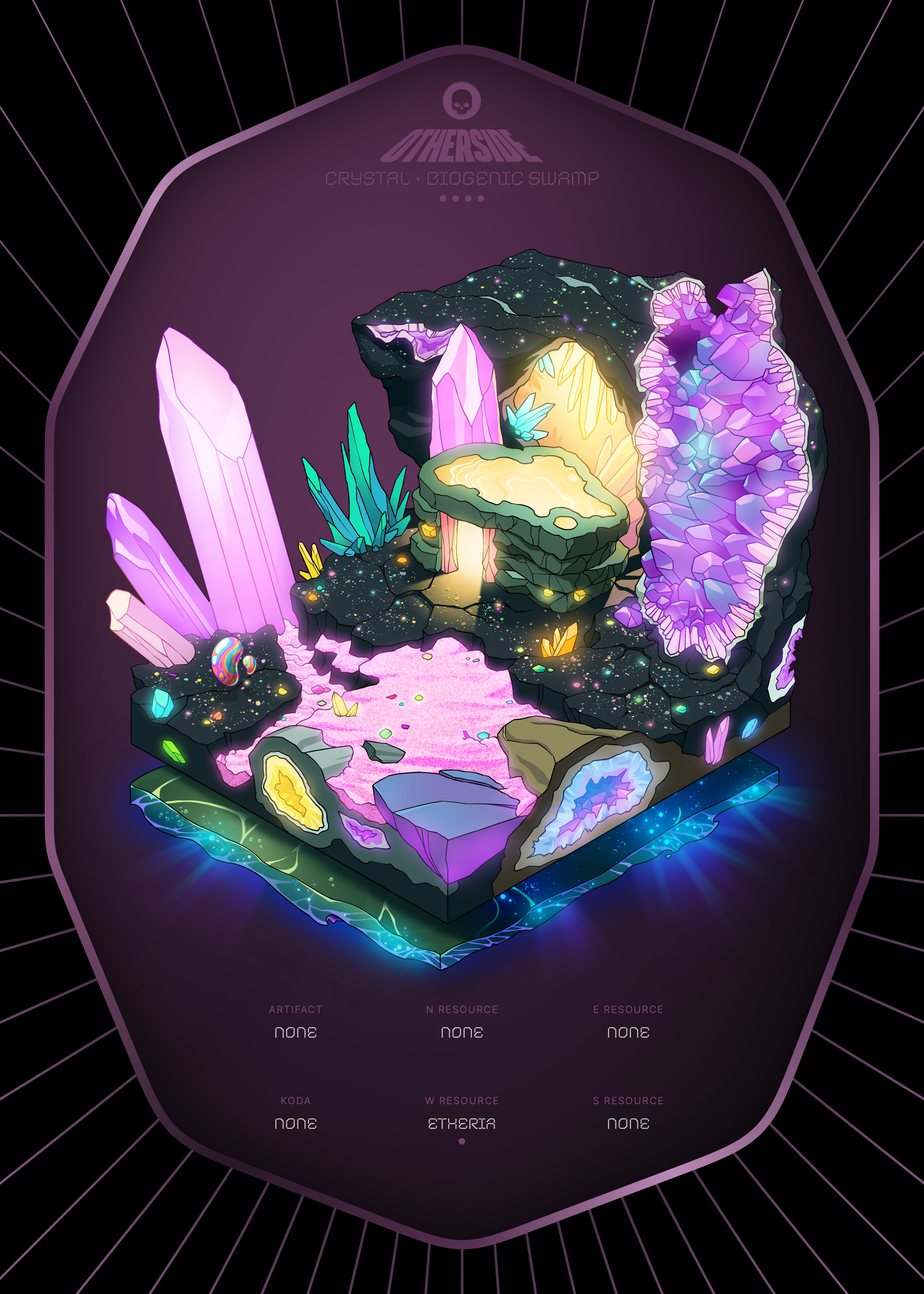 Otherdeed #8608 — Crystal